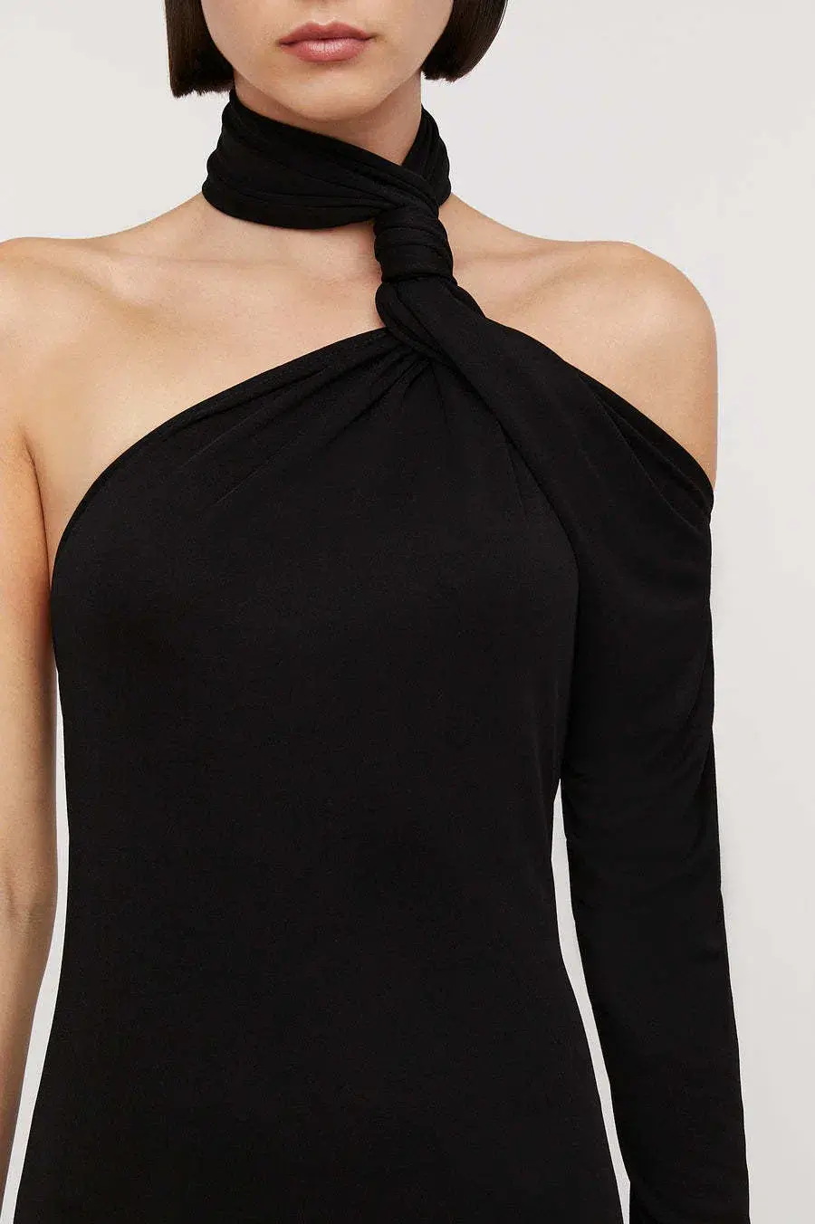 Scanlan Theodore Italian Knit Gown Black Size 8 - Image 2