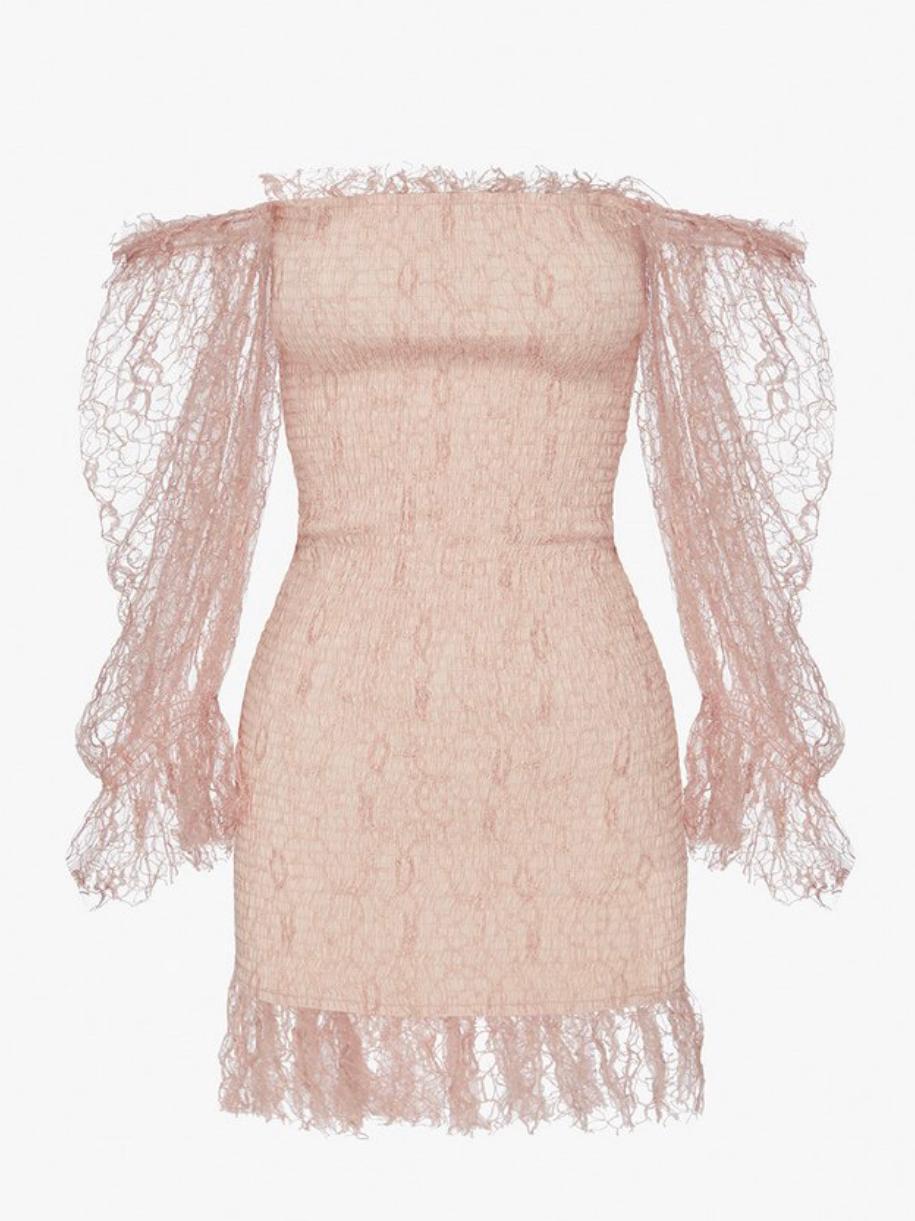 Alice McCall -  AMORA ROUCH DRESS Blush 8 - Image 1