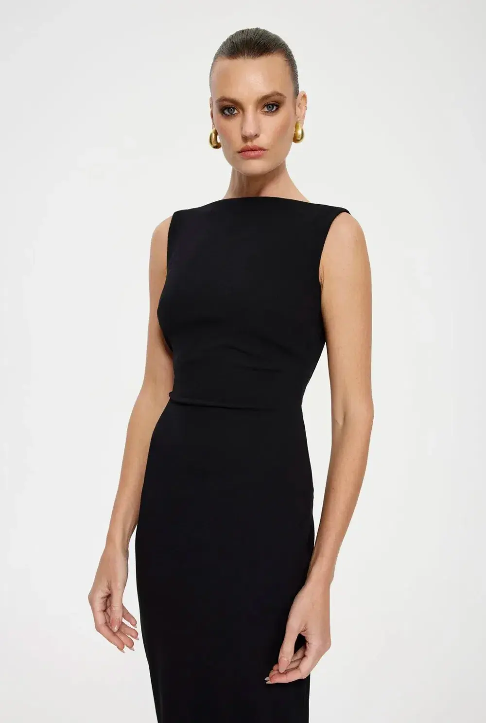 Effie Kats Verona Gown Black Size AU 10 - Image 2