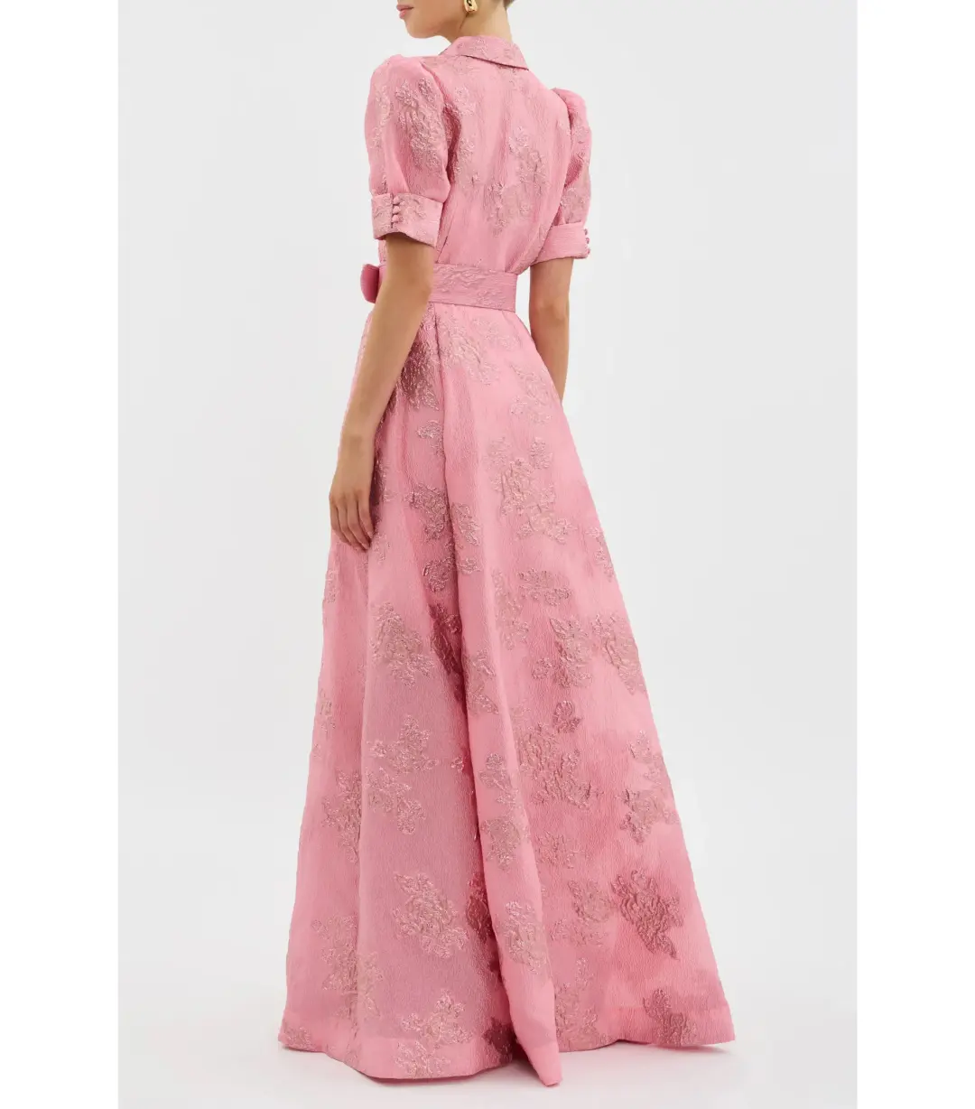 Rebecca Vallance Annette Button Gown Pink Size AU 8  for rent on The Volte - main image