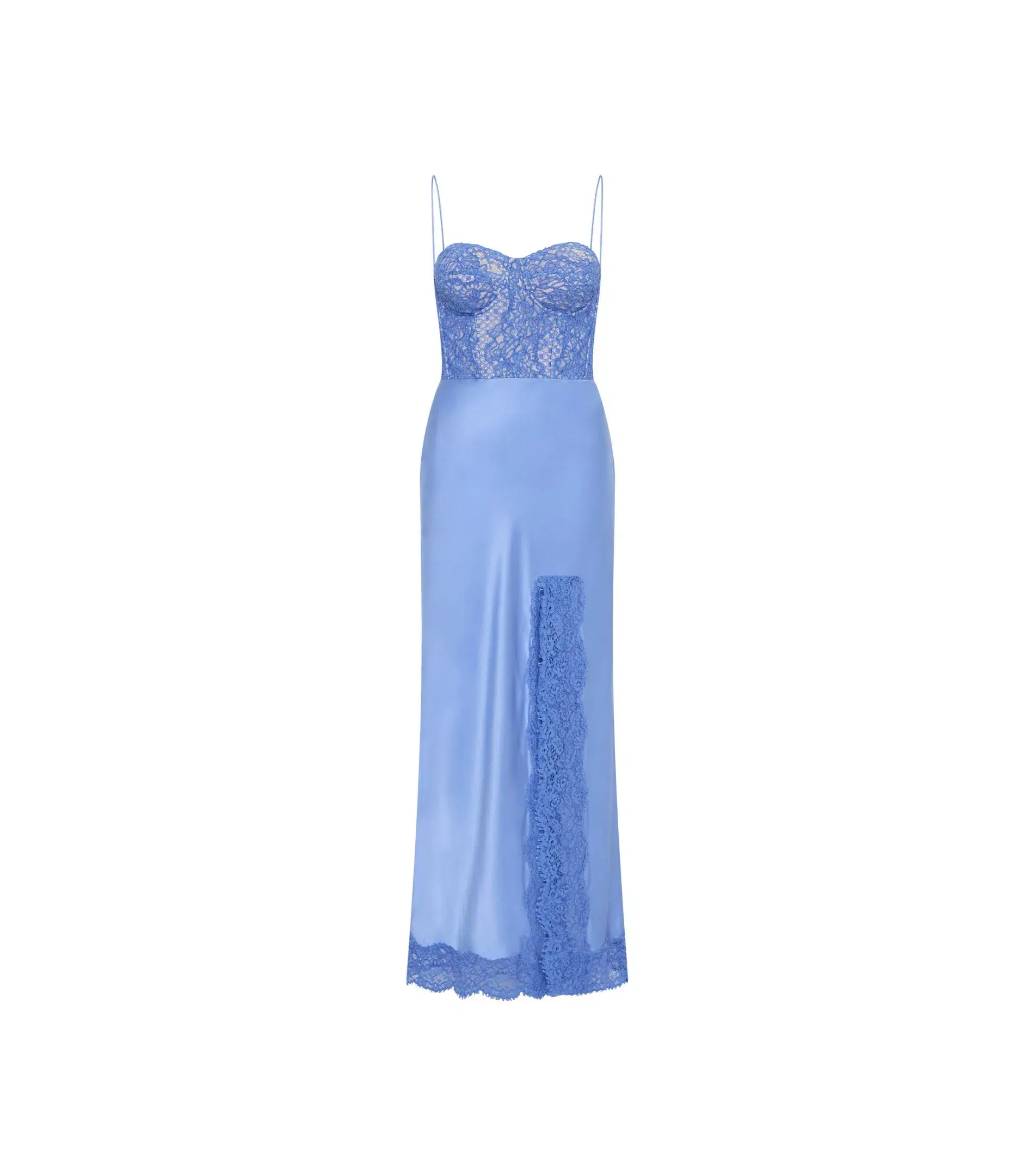 Rebecca Vallance Larisa Midi Dress Blue Size AU 10 - Image 5