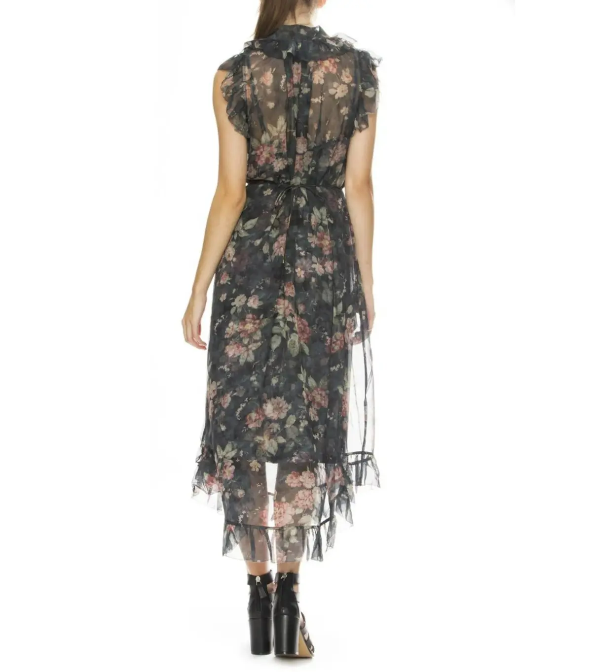 Zimmermann Unbridled Frill Dress Floral Size 1 / AU 10 - Image 2