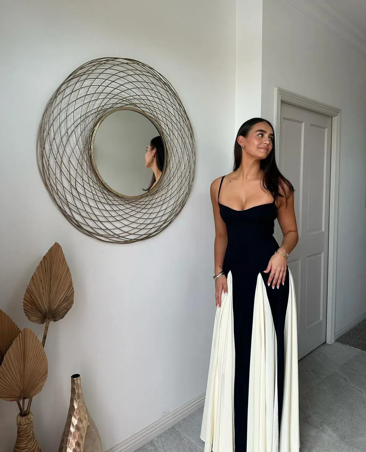 Arcina Ori Paloma Dress Black/White Size AU 10 - Image 2