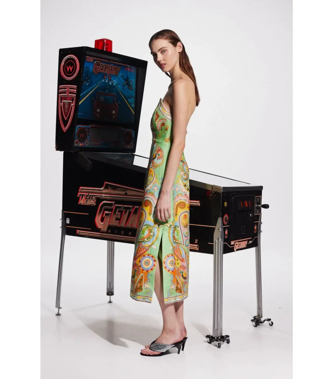 Alémais Pinball Bodice Dress Print Size AU 12 for rent on The Volte - main image