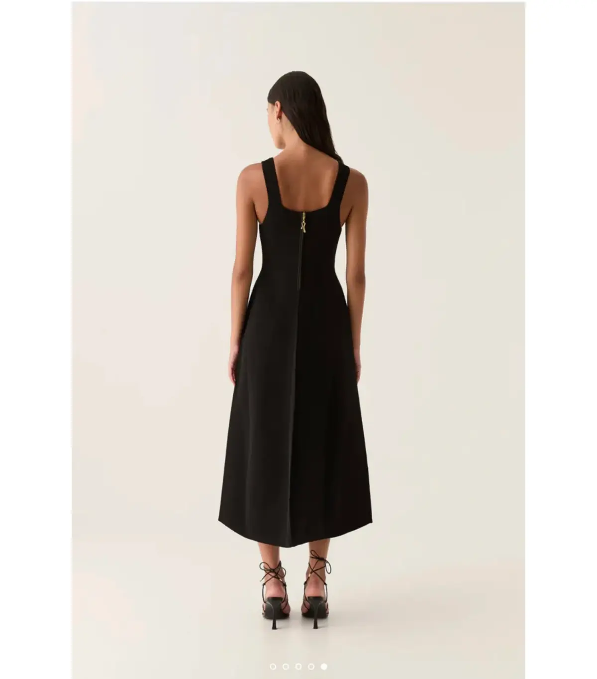 Aje Marisole Knit Midi Dress Black Size M / AU 10 - Image 4