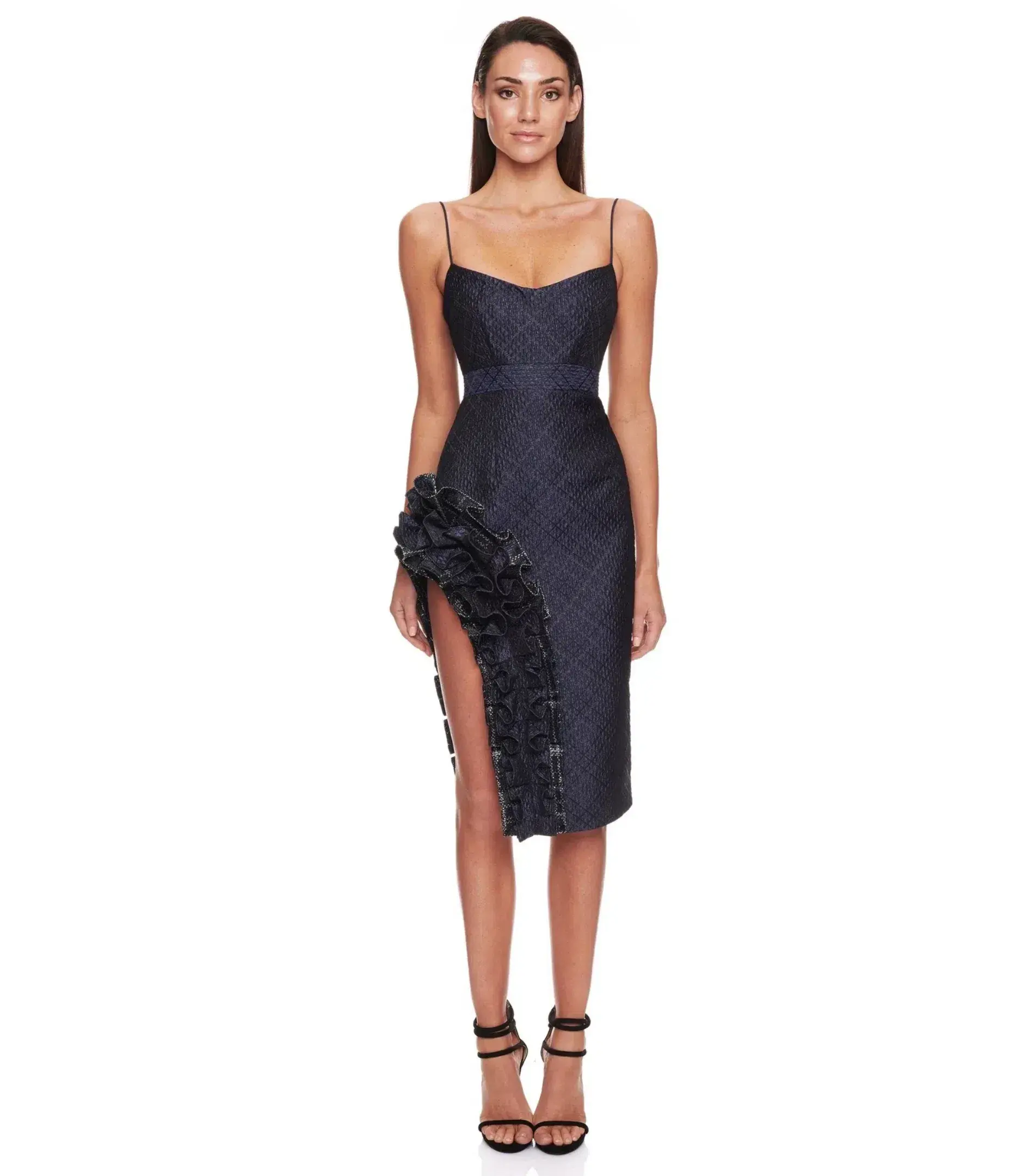 Eliya the Label Midi Dress Navy Size AU 10 - Image 1