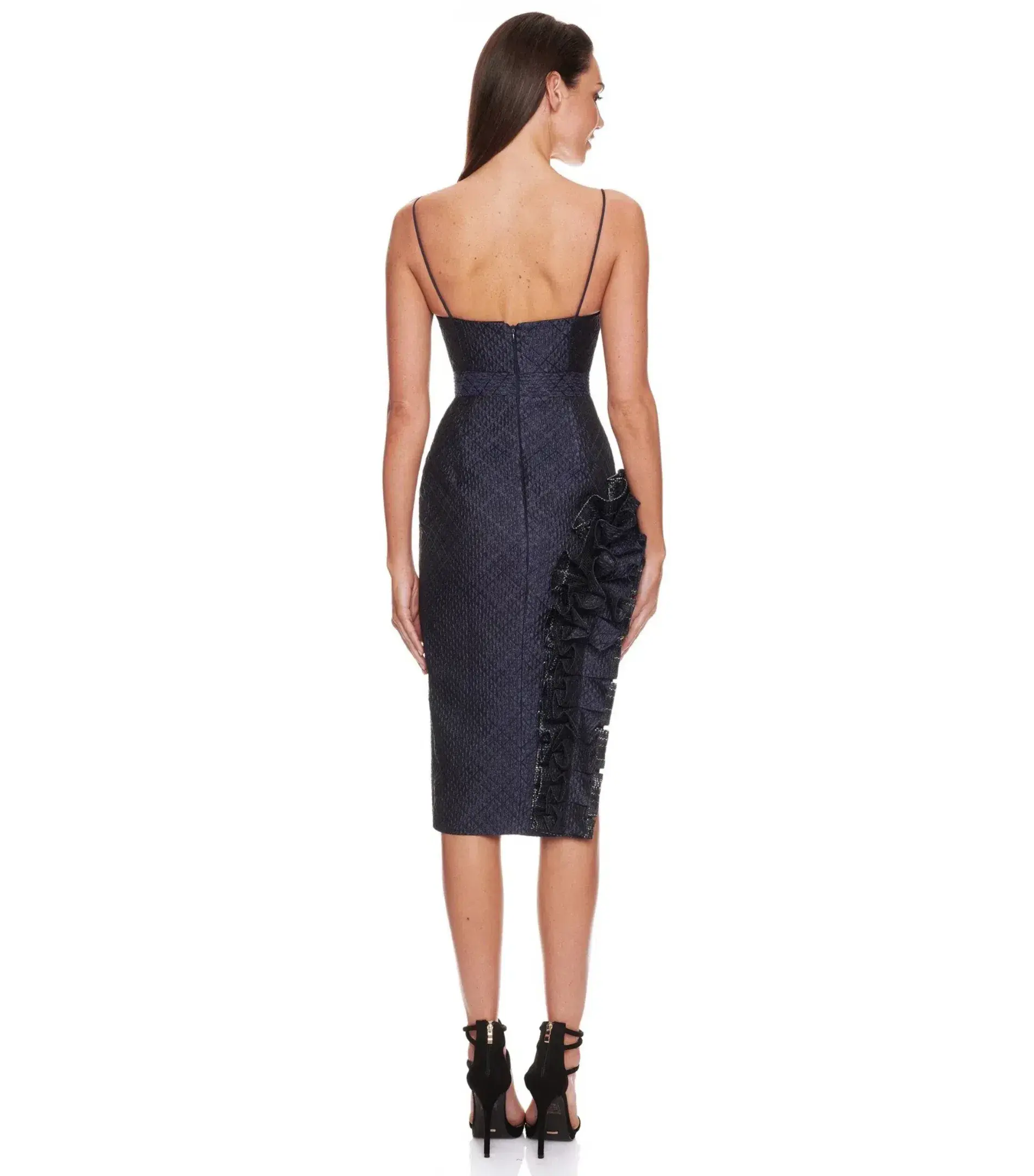 Eliya the Label Midi Dress Navy Size AU 10 - Image 3