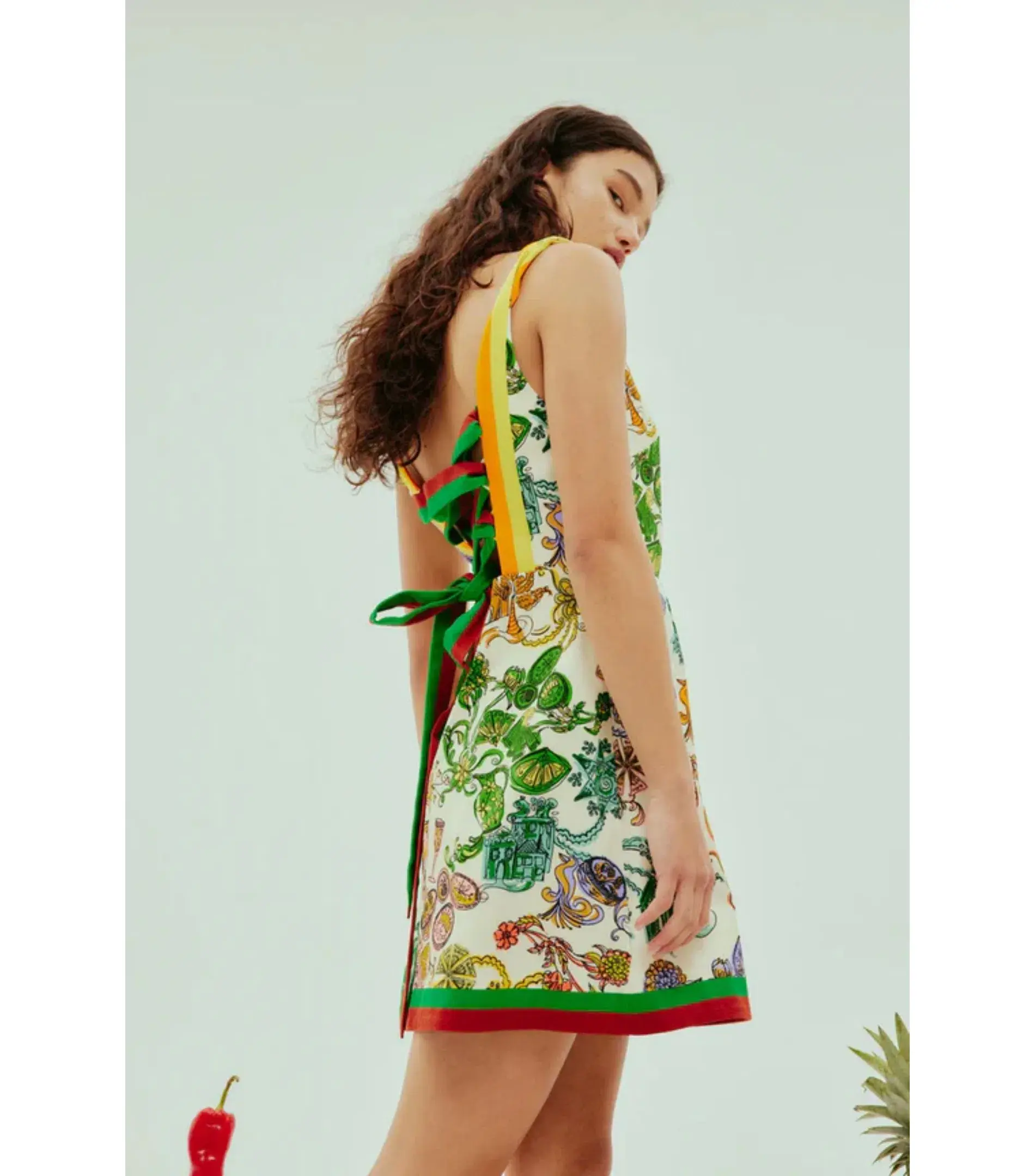 Alemais Fiesta Mini Dress Multi Size AU 12 - Image 4
