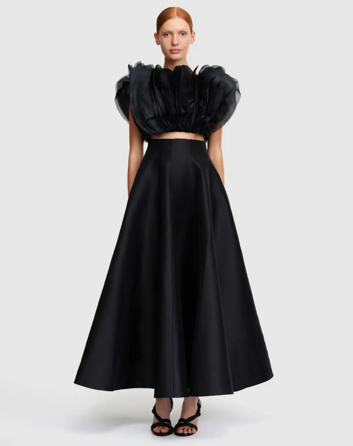 Acler Warburton Top and Skirt Set Black Size AU 12 - Image 1