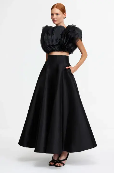 Acler Warburton Top and Skirt Set Black Size AU 12 - Image 3
