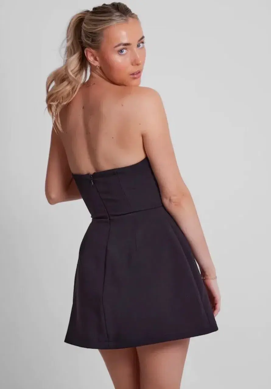 Odd Muse The Ultimate Muse Strapless Mini Dress Black Size S / AU 8 - Image 3