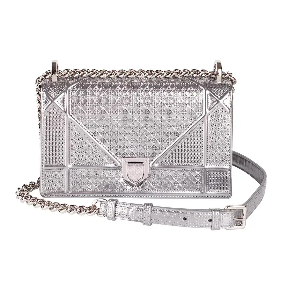 Dior Diorama Small Bag Silver for rent on The Volte - main image