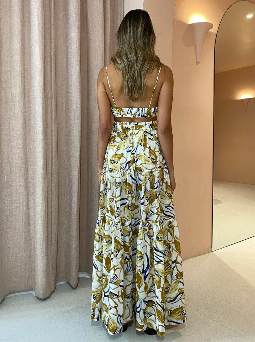 Bec & Bridge Eugenie Maxi Dress Print Size 8 - Image 2