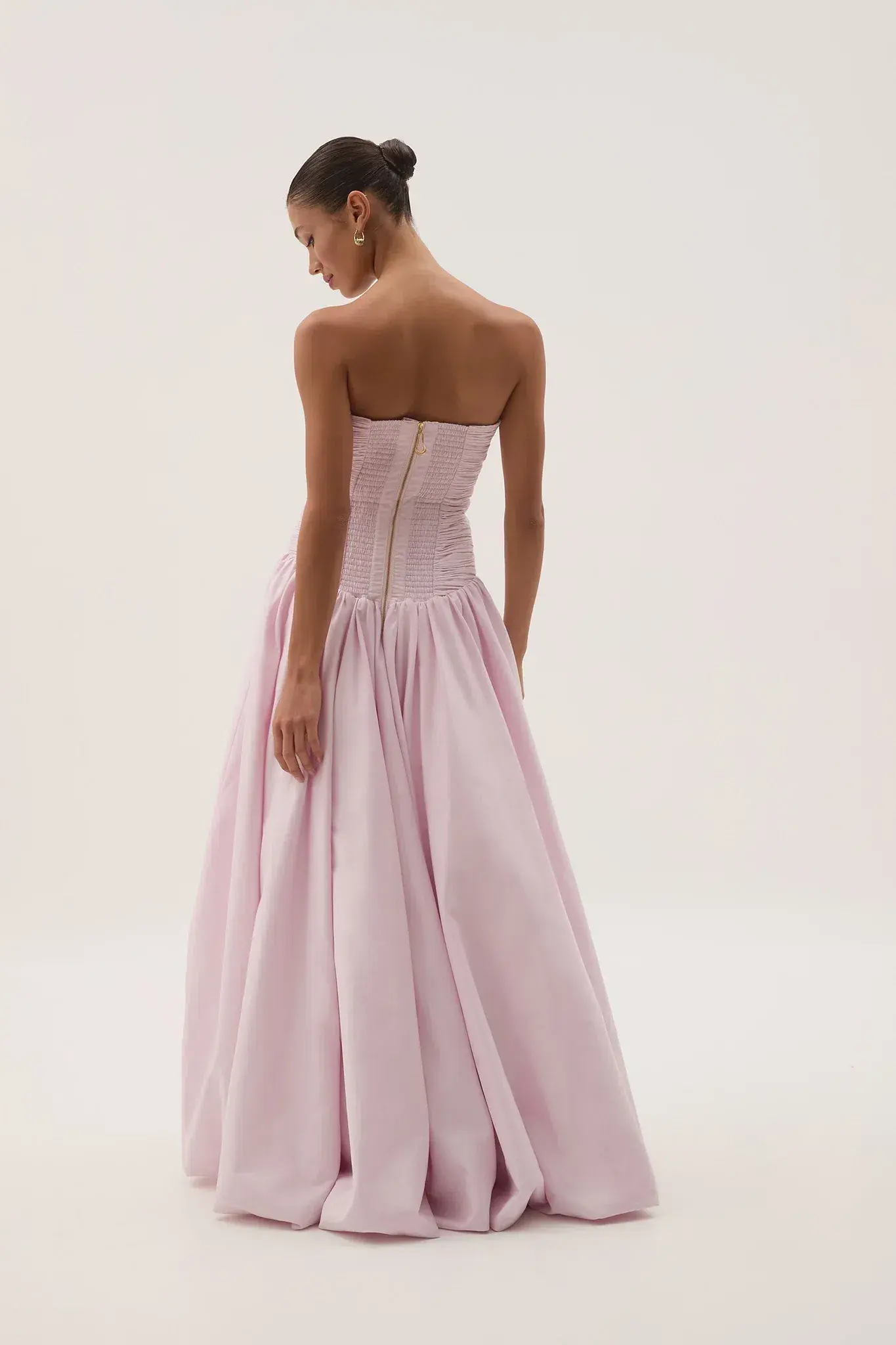 Aje Violette Bubble Hem Maxi Dress Pastel Pink Size 6 - Image 2