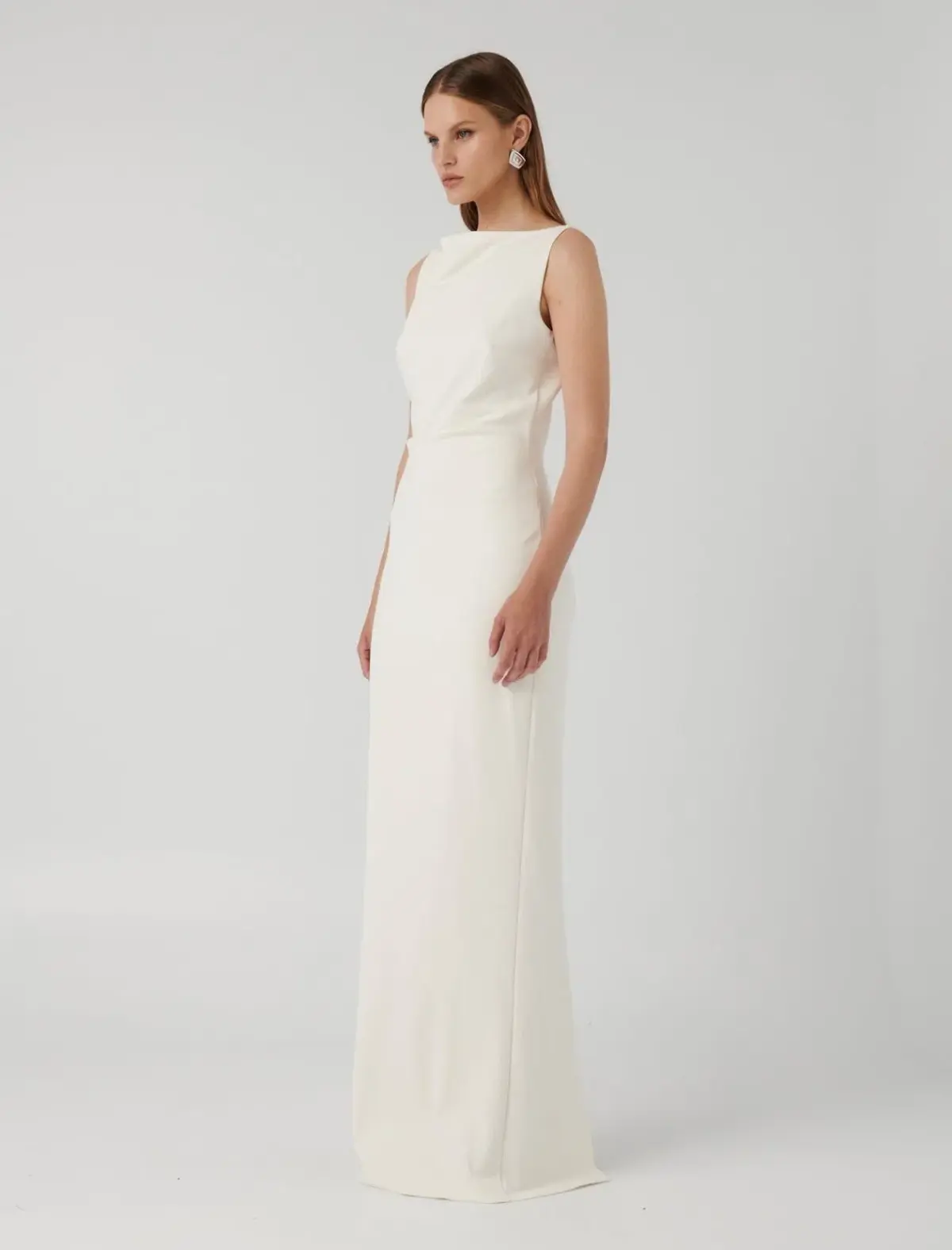 Effie Kats Verona Gown Ivory Size 10 - Image 5