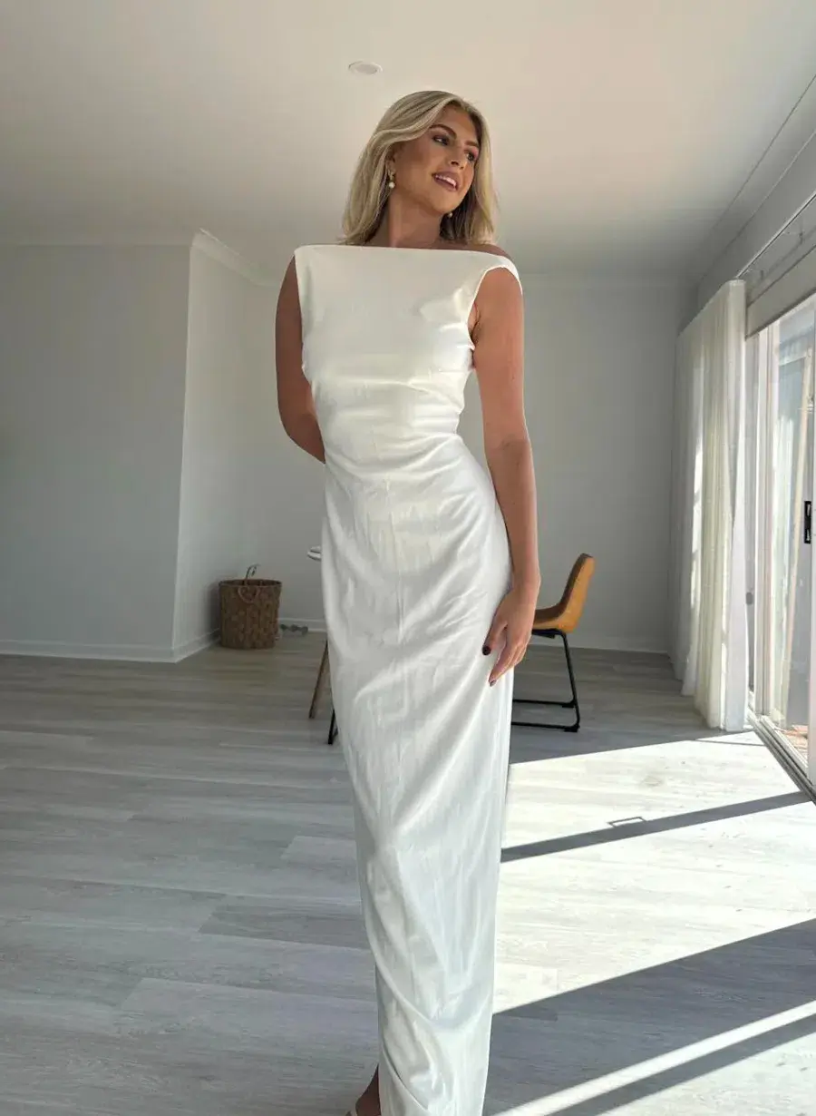 Effie Kats Verona Gown Ivory Size 10 - Image 2