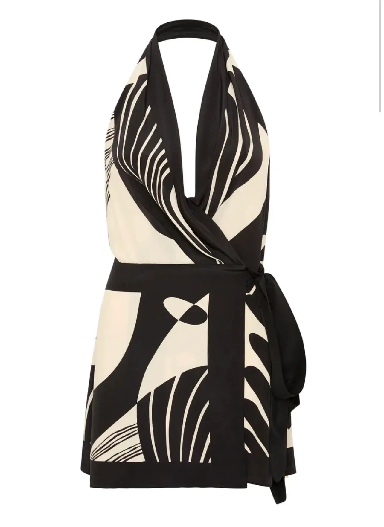Sir The Label  Realisme Wrap Halter Mini Dress Papier Print Size 2 / AU 10 - Image 7