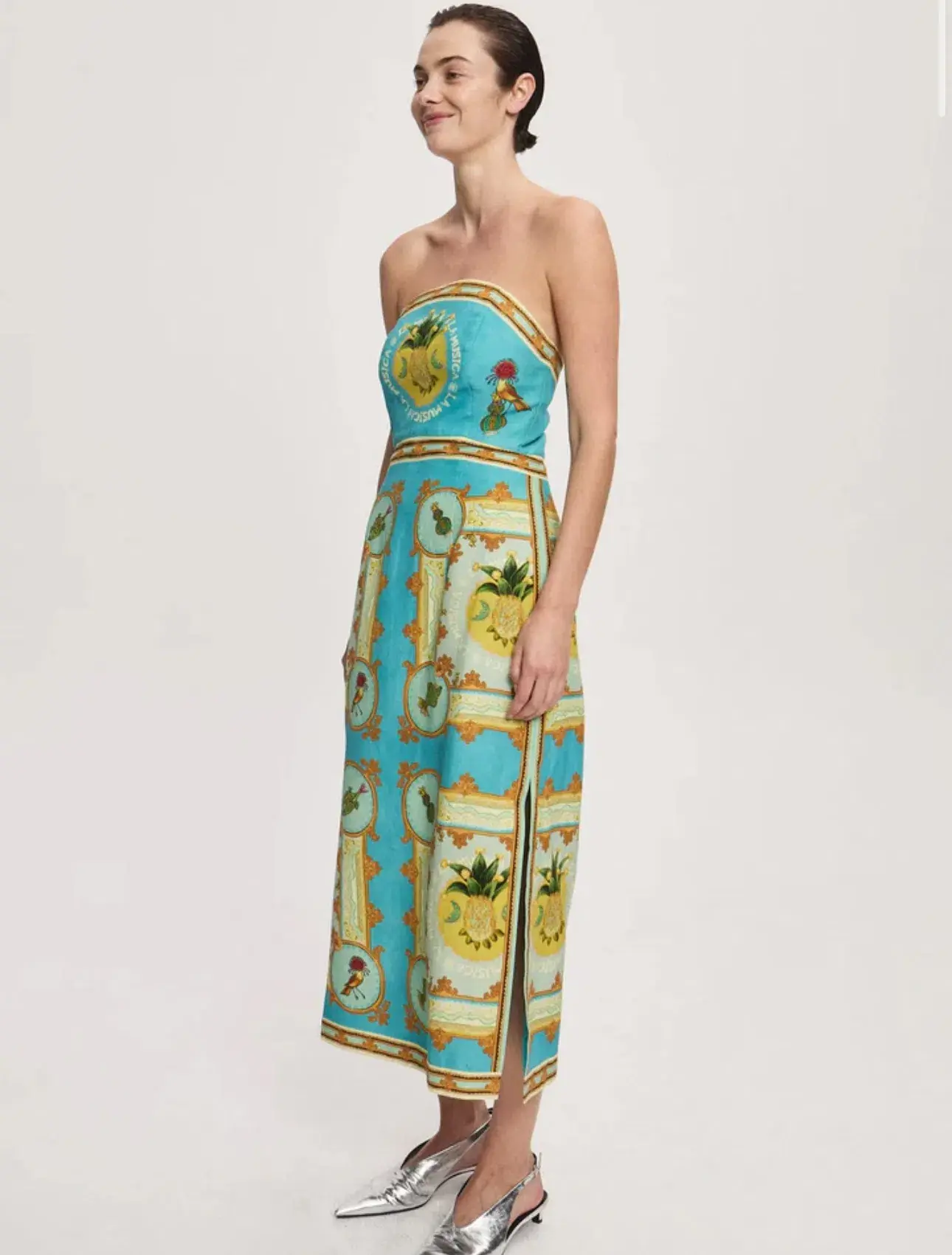 Alemais La Musica Midi Dress Multi Size 10  - Image 2