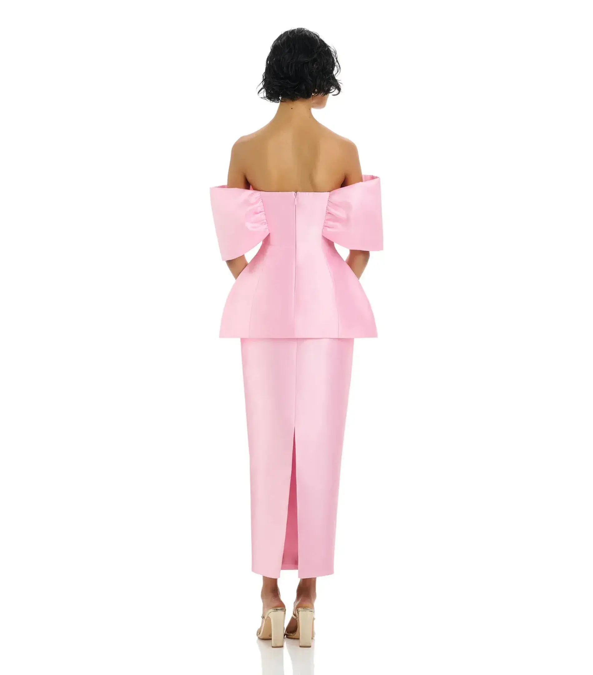 Eliya The Label Carmela Top and Maura Skirt Pink Size AU 8 - Image 2