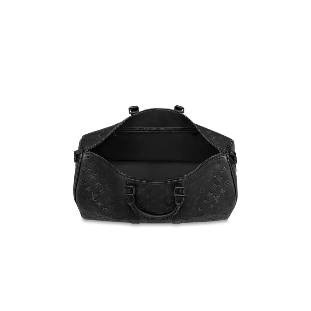 Louis Vuitton Keepall Bandoulière Duffle Bag Black   - Image 2