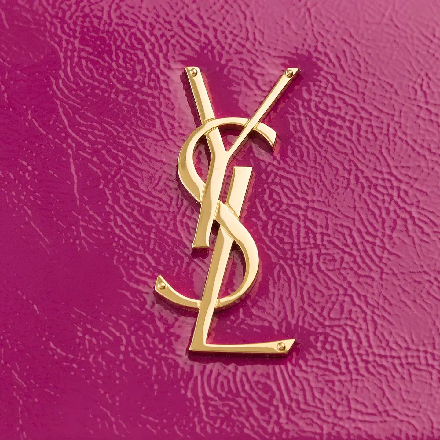 Saint Laurent Classic Kate Monogram Clutch Magenta  - Image 3