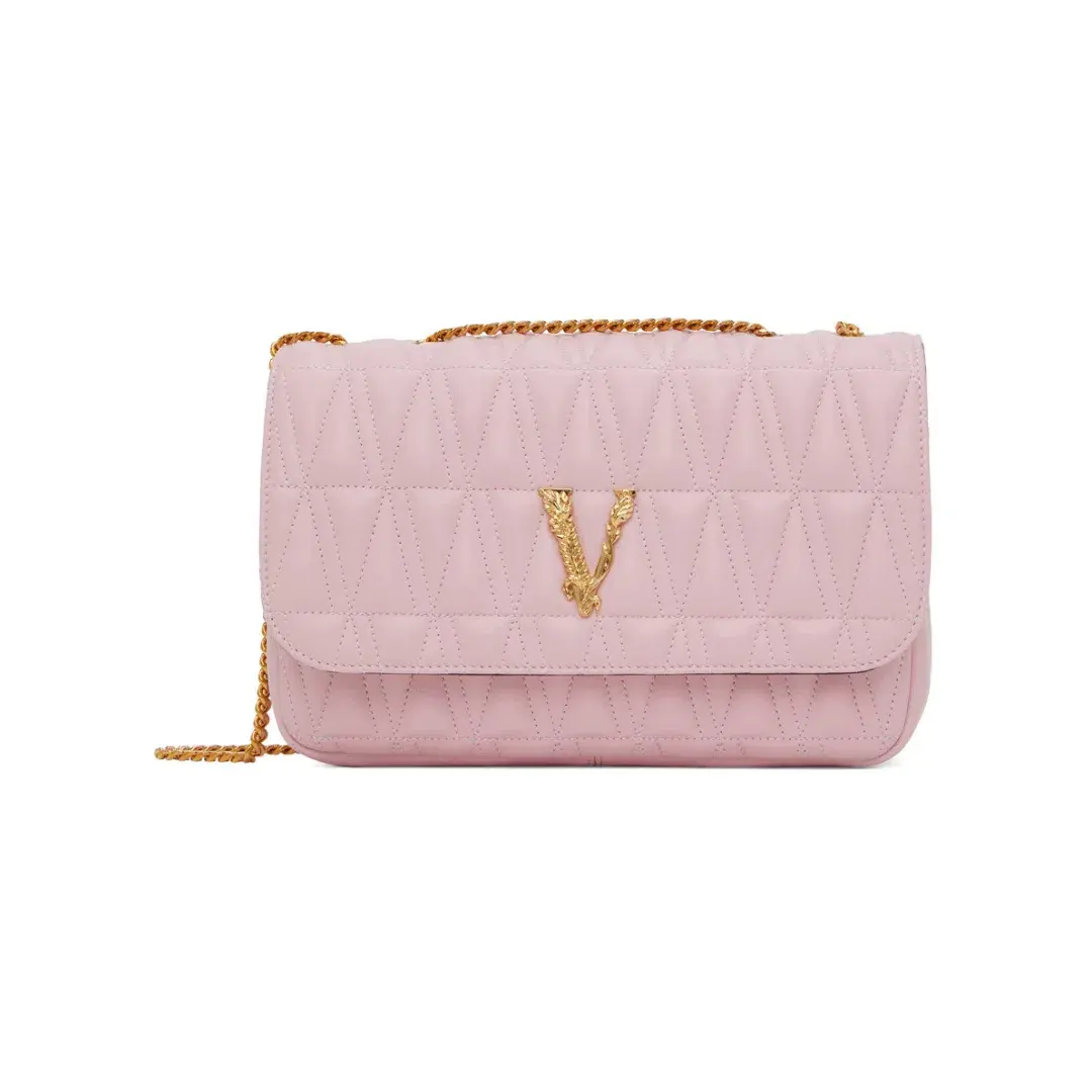 Saint Laurent Versace Virtus Shoulder Bag Pastel Pink  - Image 1