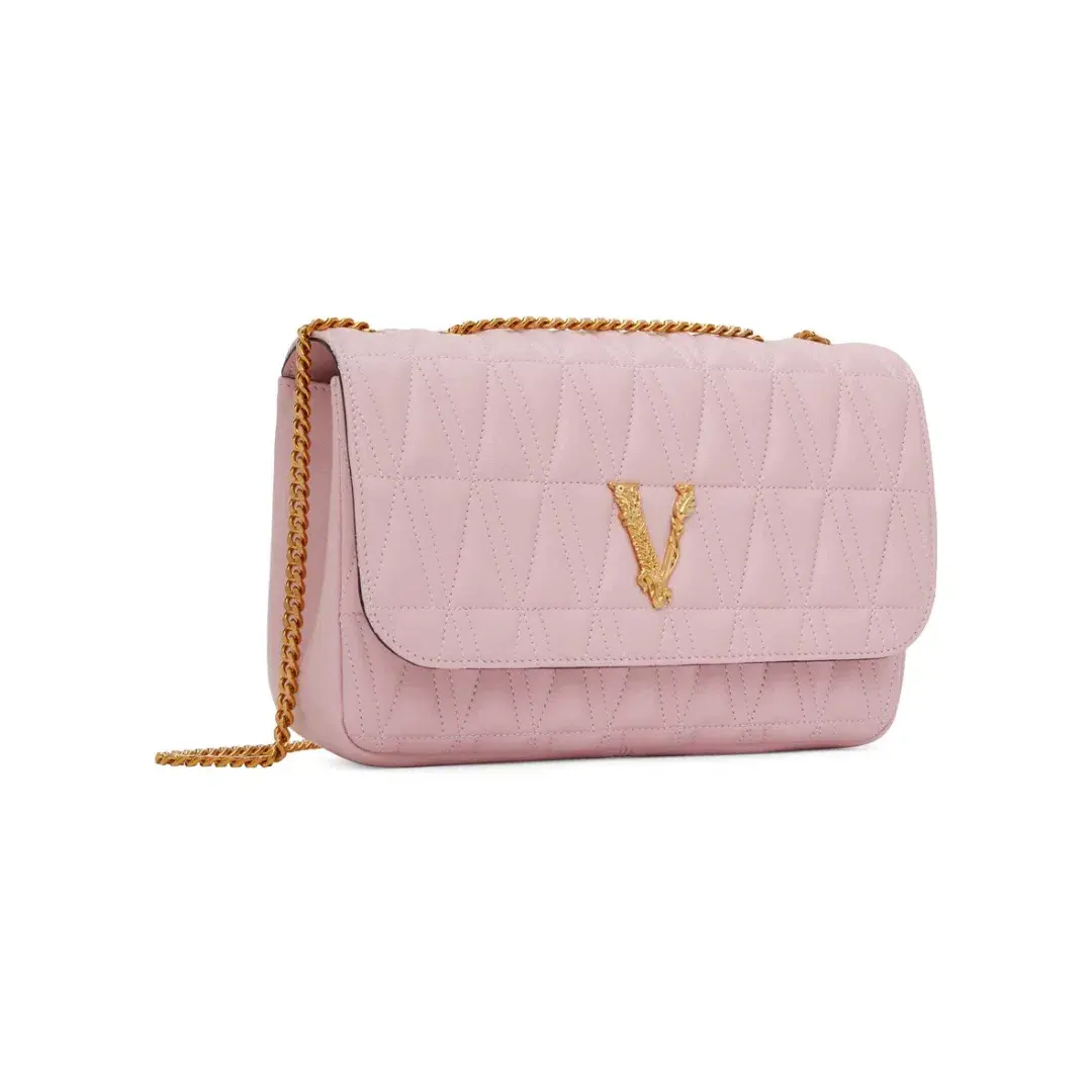 Saint Laurent Versace Virtus Shoulder Bag Pastel Pink  - Image 2