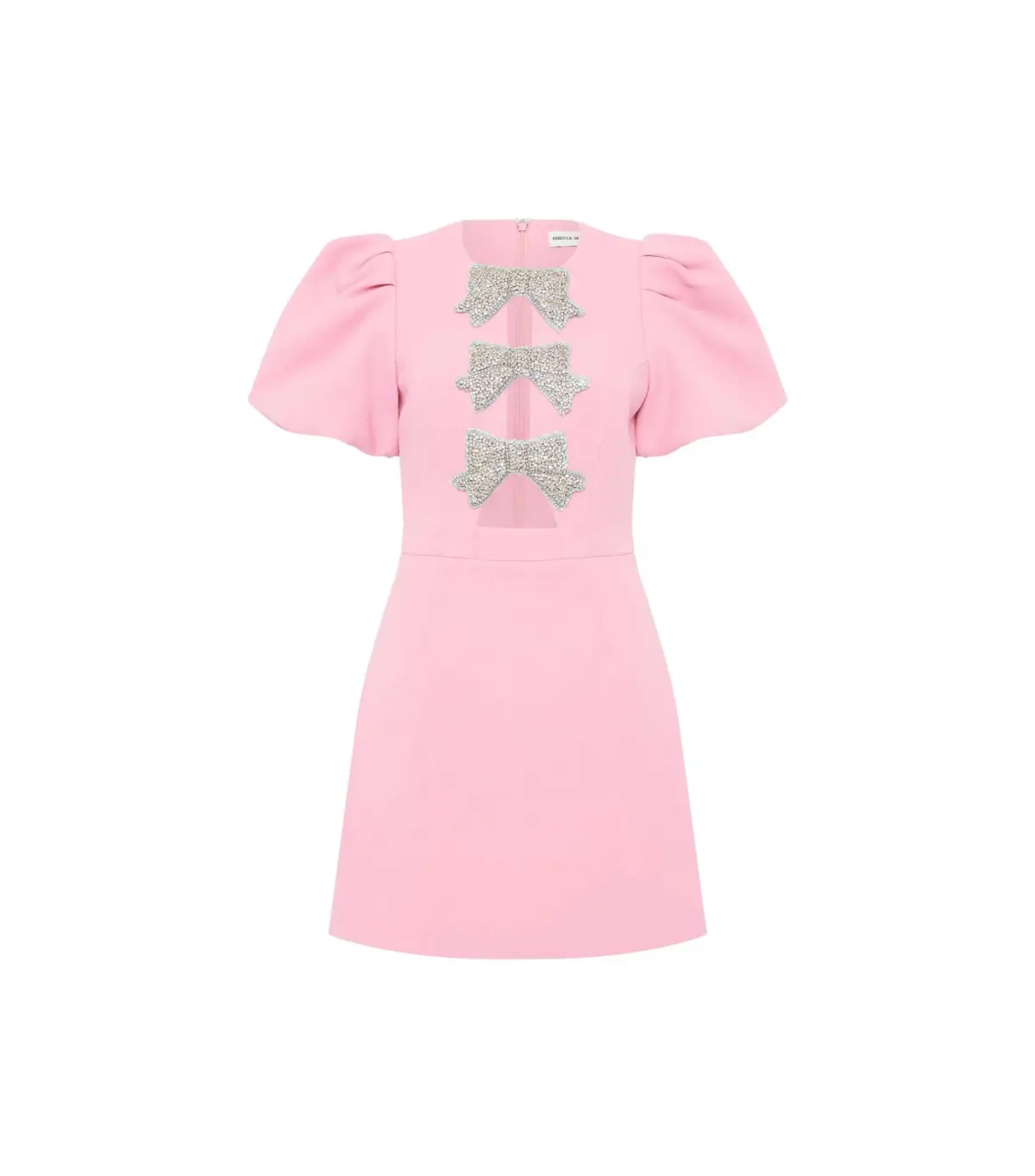 Rebecca Vallance Juliana Mini Dress Pink Size AU 12  - Image 5
