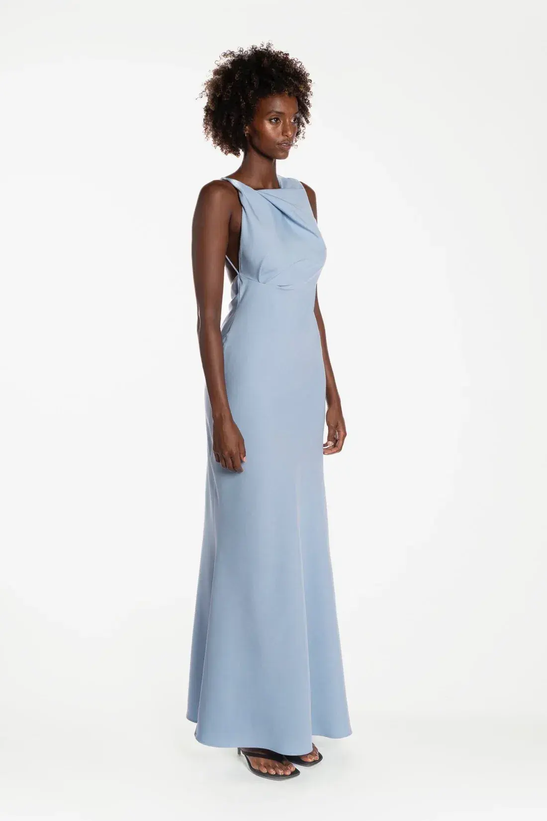 One Fell Swoop Kota Maxi Dress in Blue Jean Size AU 10 - Image 5