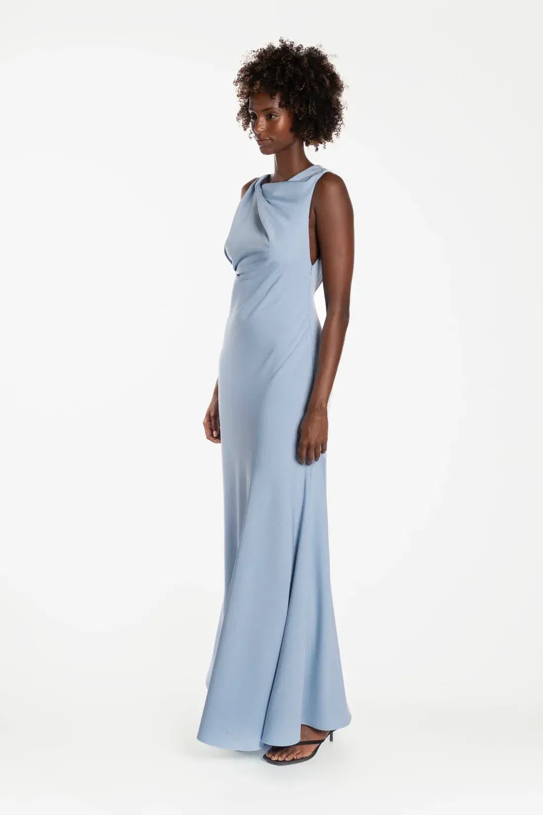 One Fell Swoop Kota Maxi Dress in Blue Jean Size AU 10 - Image 4