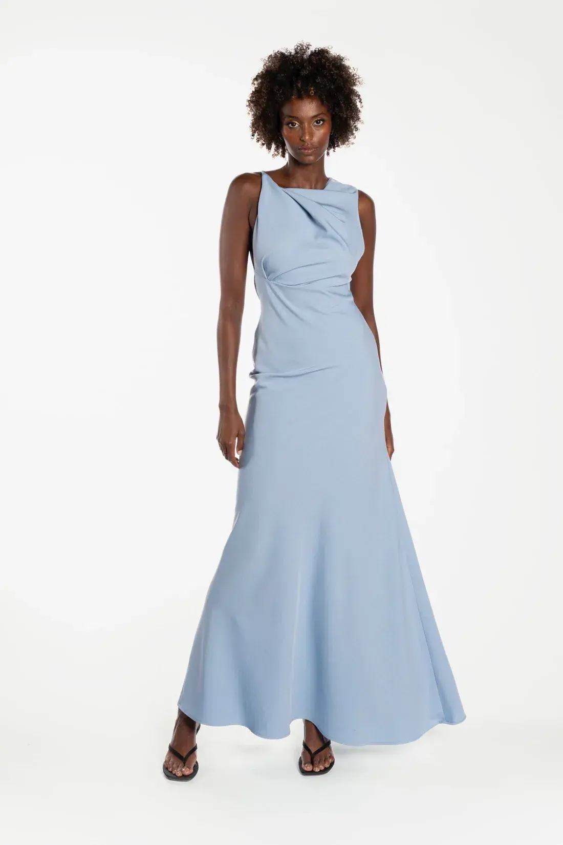 One Fell Swoop Kota Maxi Dress in Blue Jean Size AU 10 - Image 6