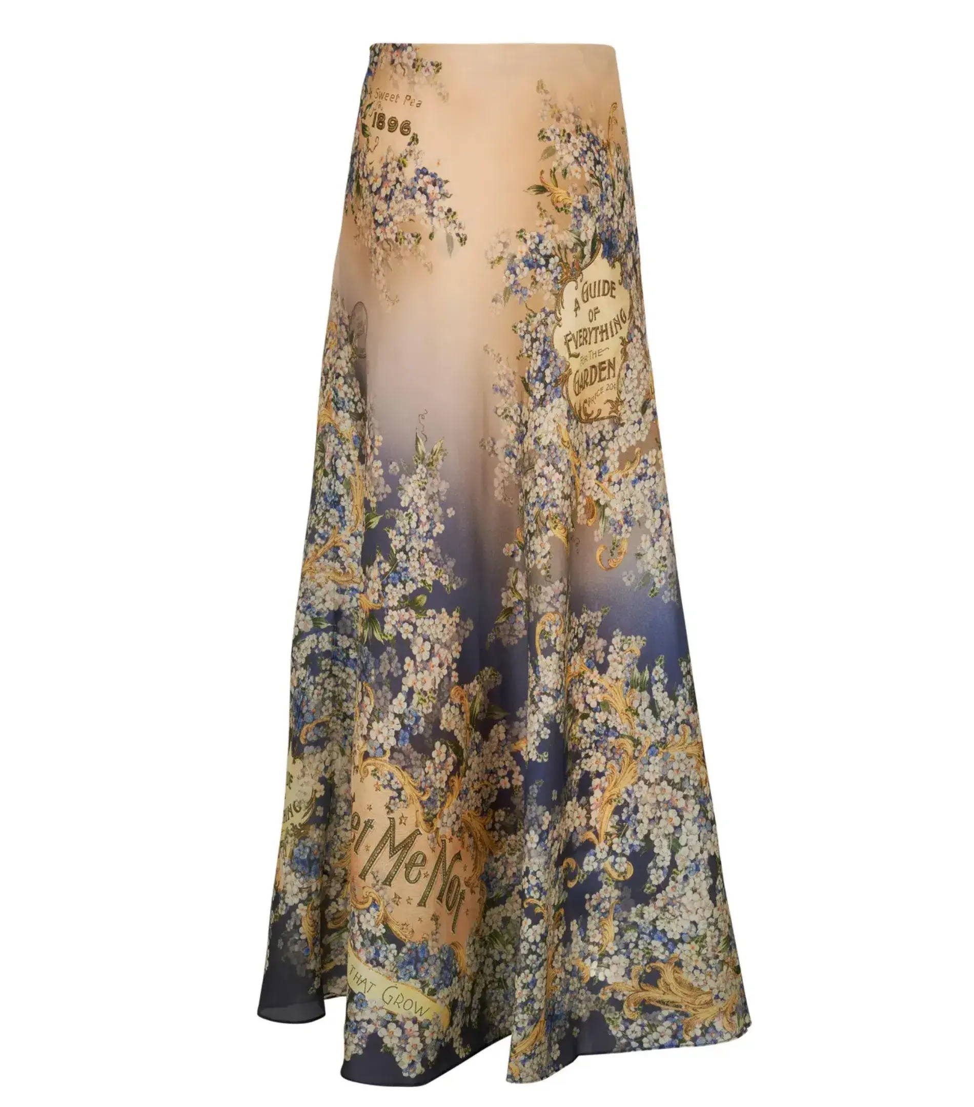 Zimmermann Tama Bralette Size 2 / AU 10 and Bias Flare Skirt Size 0 / AU 6 Set Forget Me Knots  - Image 5
