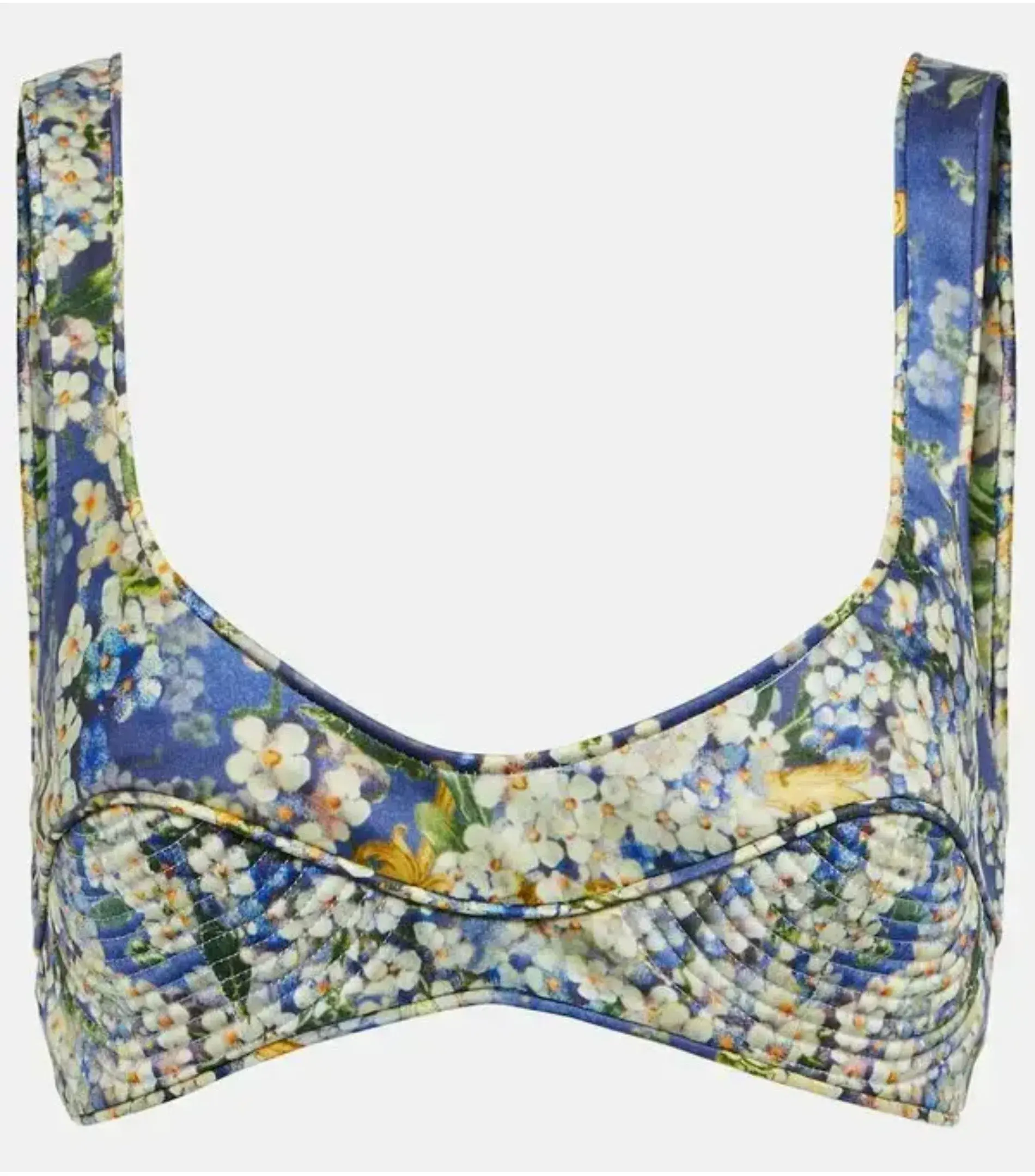 Zimmermann Tama Bralette Size 2 / AU 10 and Bias Flare Skirt Size 0 / AU 6 Set Forget Me Knots  - Image 4
