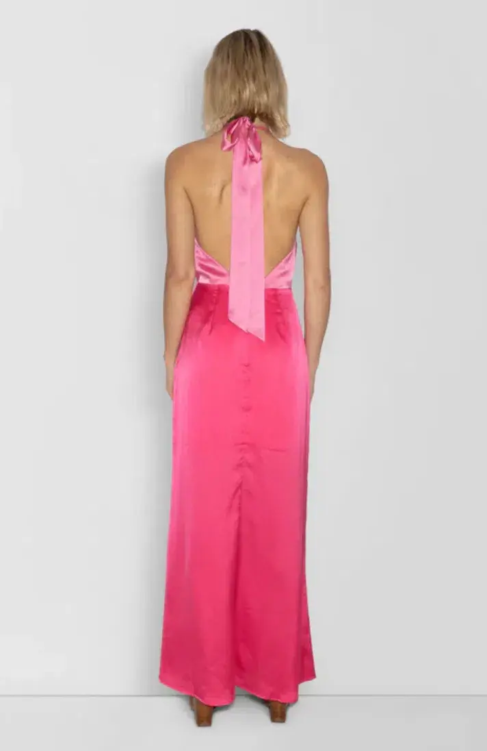 The Wolf Gang Oahu Slip Dress - Hot Pink - XS for rent on The Volte - main image