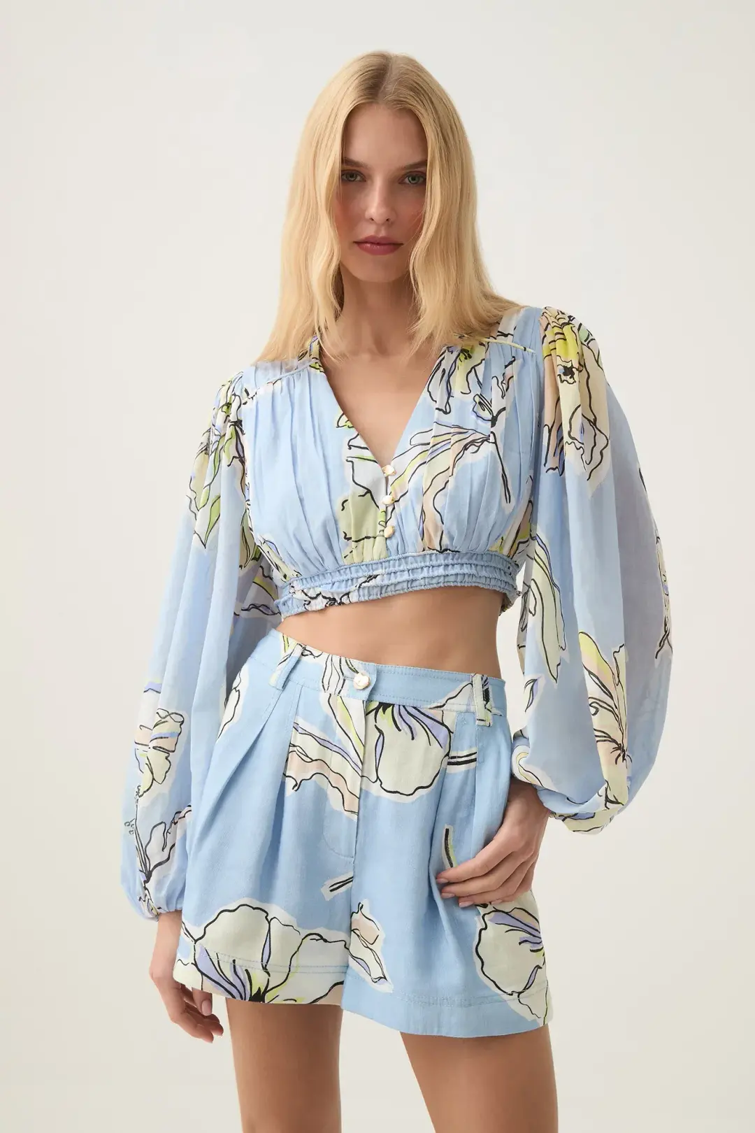 Aje Romantica Shirt + Short Size 12 for rent on The Volte - main image