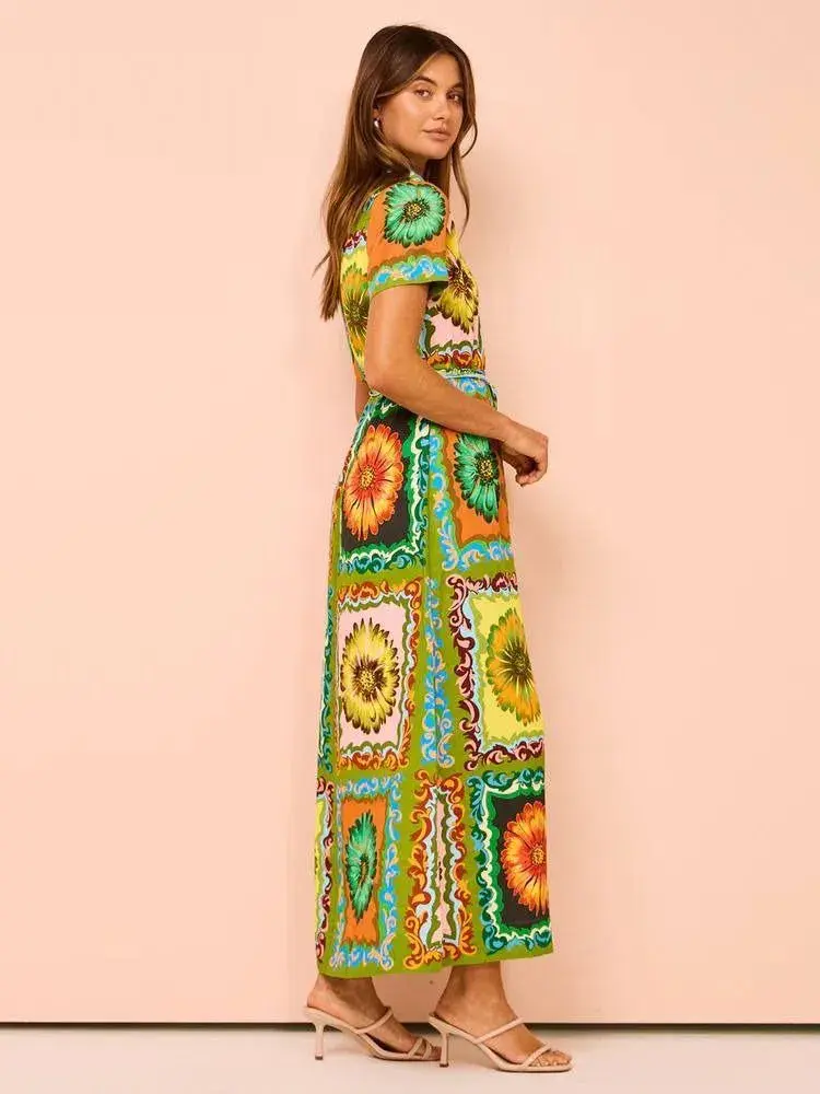 Alemais Disco Daisy Shirtdress Multicolour Size 10  - Image 2