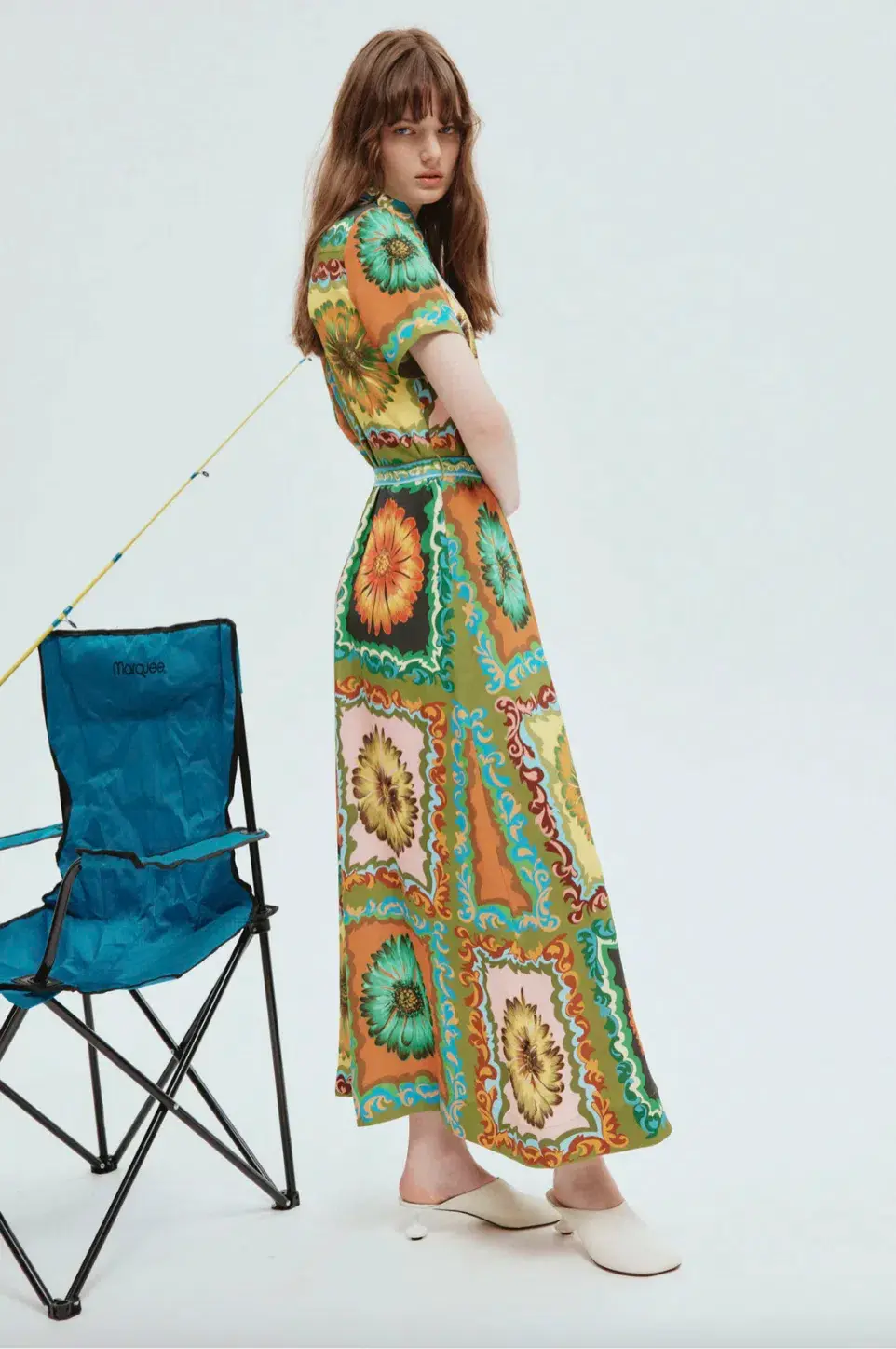 Alemais Disco Daisy Shirtdress Multicolour Size 10 for rent on The Volte - main image