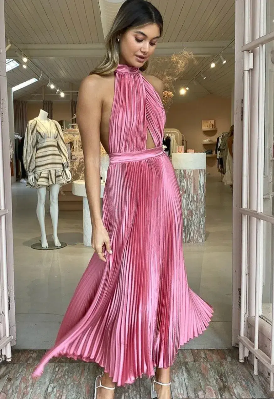 Lidee Renaissance Gown in Dusty Rose Size 6 - Image 5