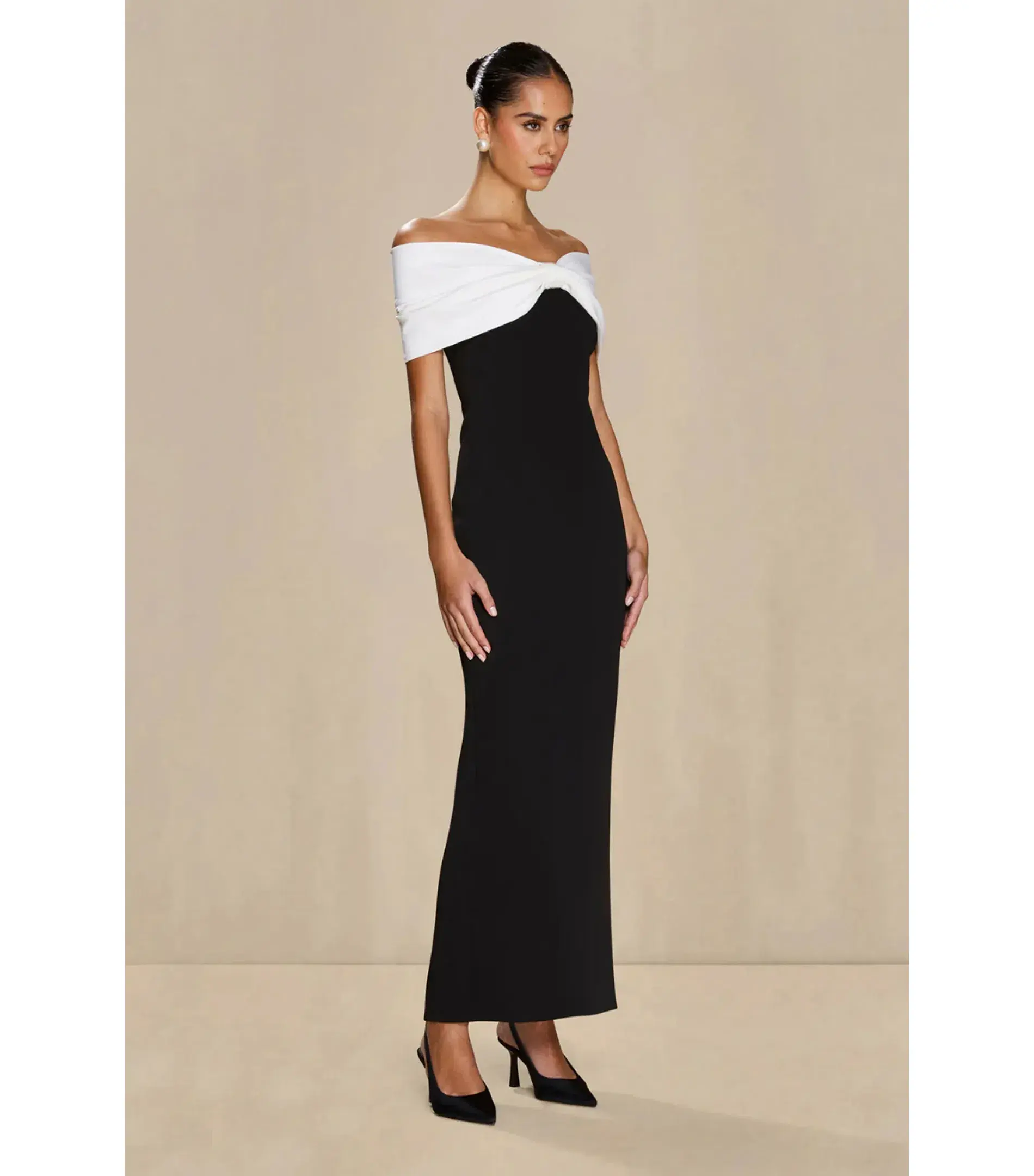 Sonya Moda Belluno Dress Black/White Size AU 10 - Image 2