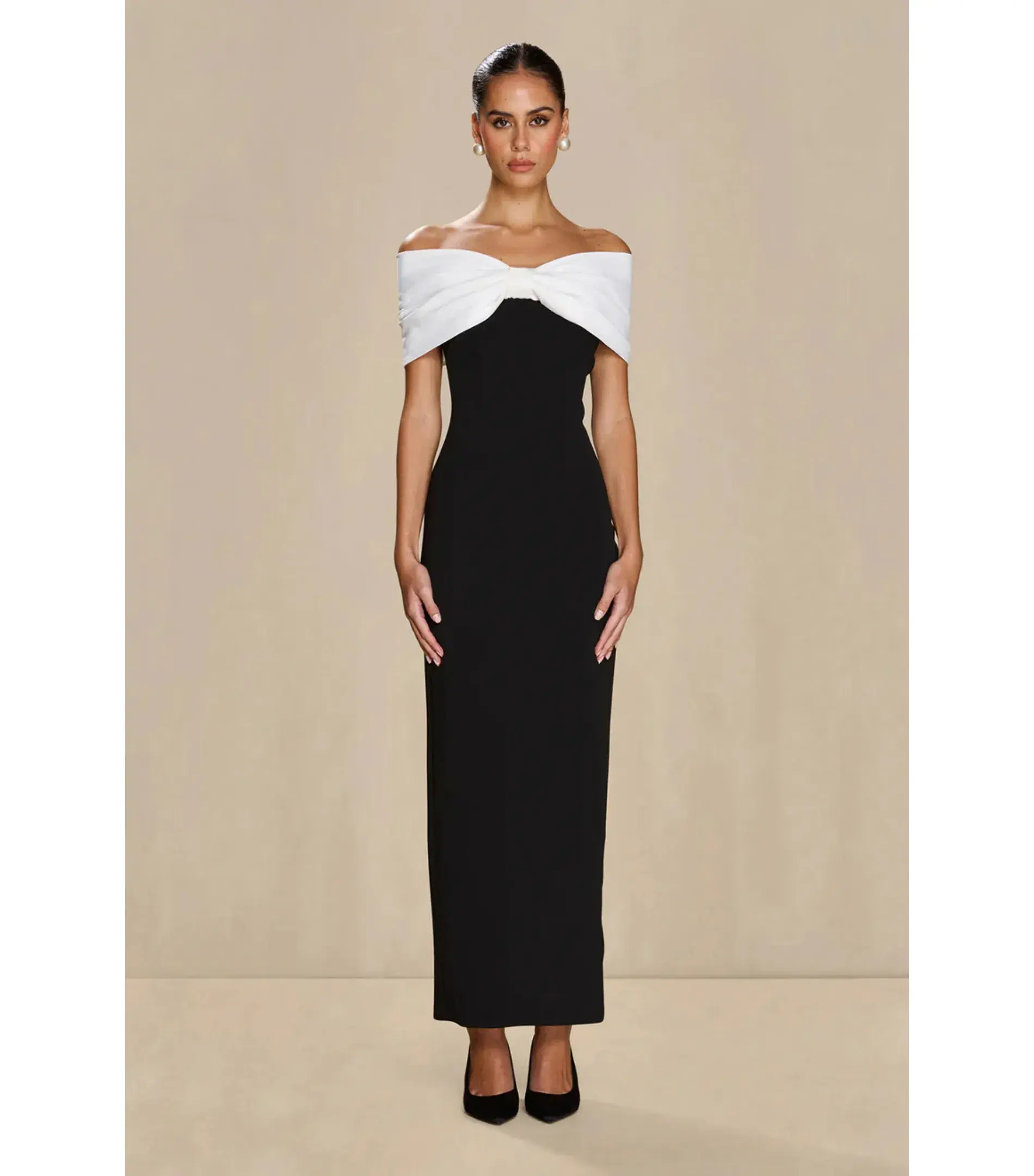 Sonya Moda Belluno Dress Black/White Size AU 10 - Image 1