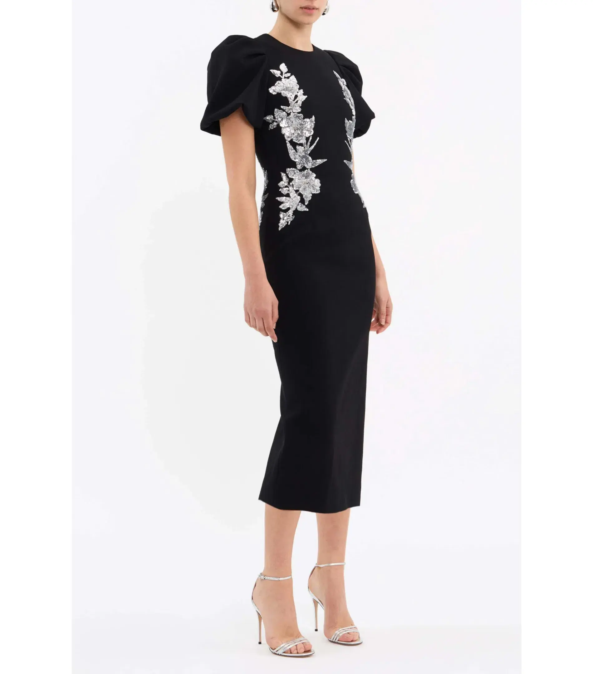 Rebecca Vallance Monroe Midi Dress Black Size AU 14 - Image 3