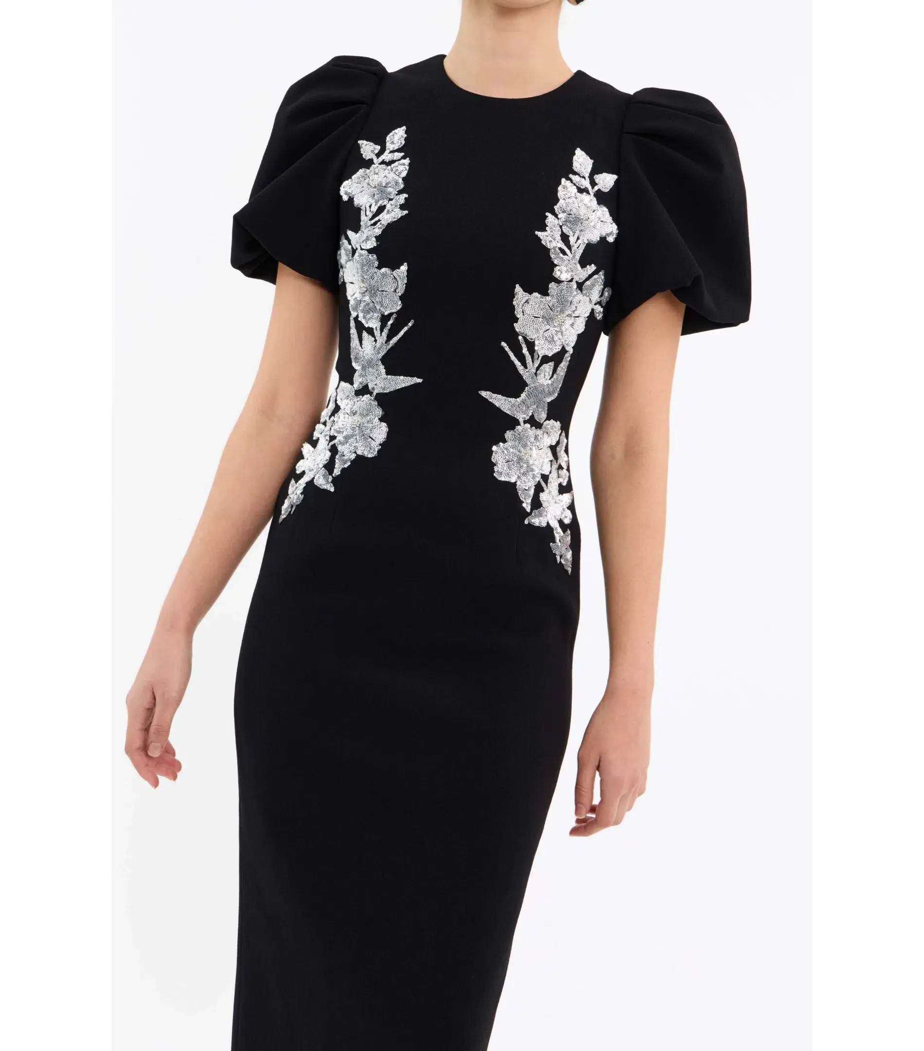 Rebecca Vallance Monroe Midi Dress Black Size AU 14 - Image 2