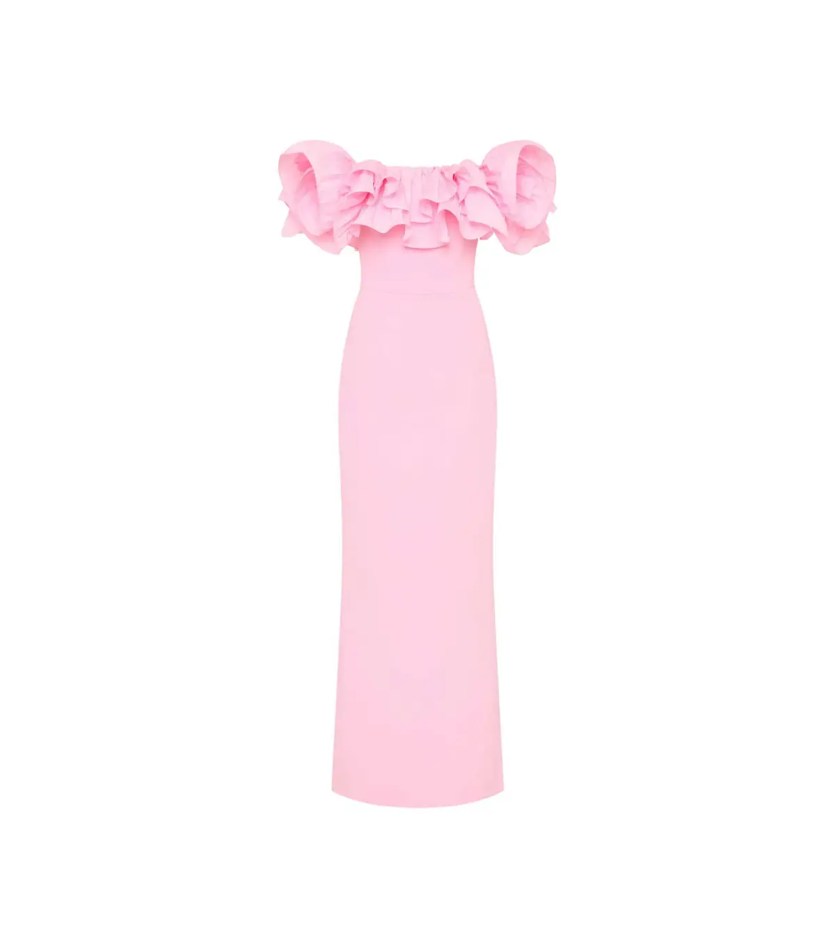 Rebecca Vallance Jenna Off Shoulder Gown Pink Size AU 4  - Image 5