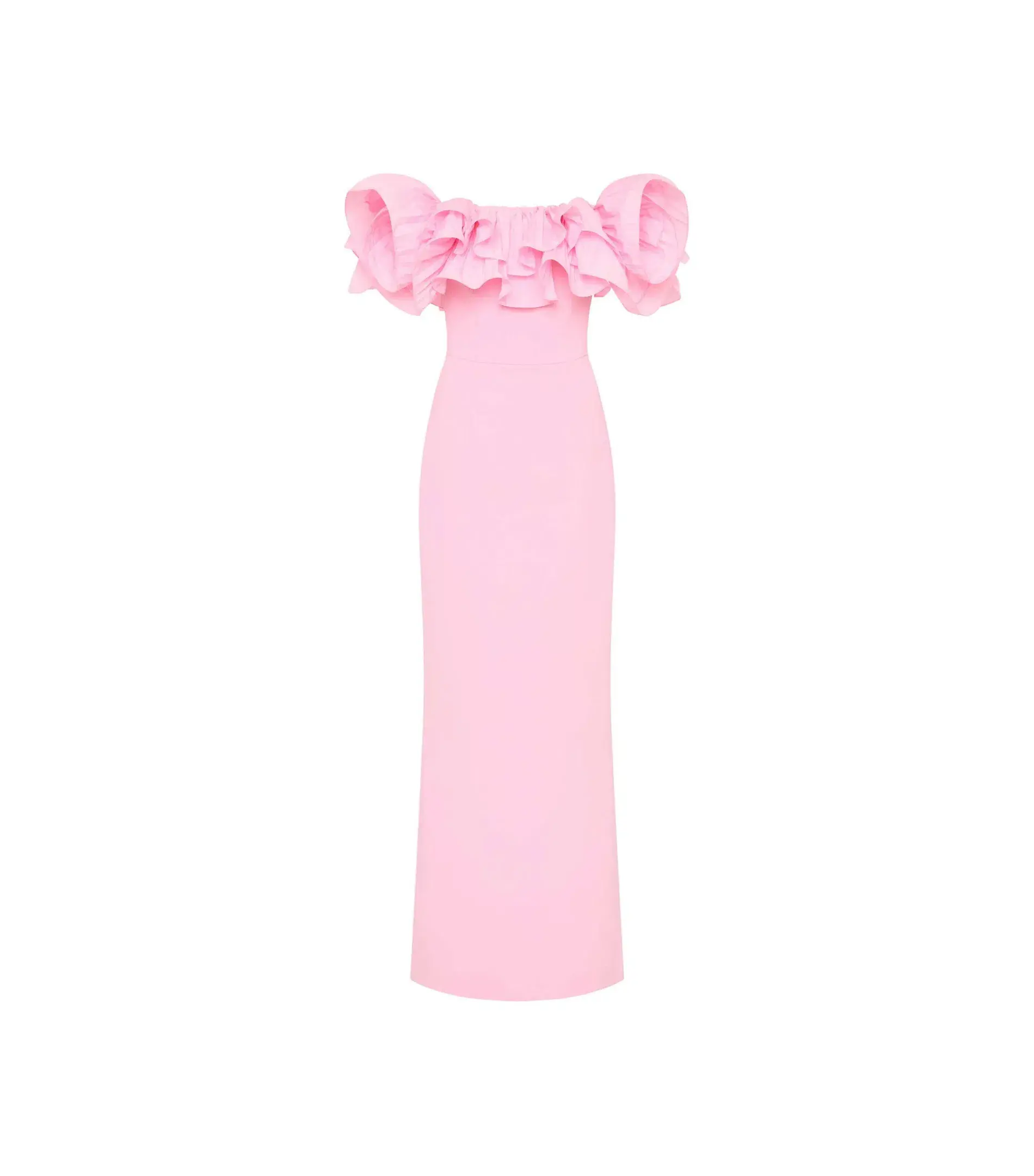 Rebecca Vallance Jenna Off Shoulder Gown Pink Size AU 4  - Image 5