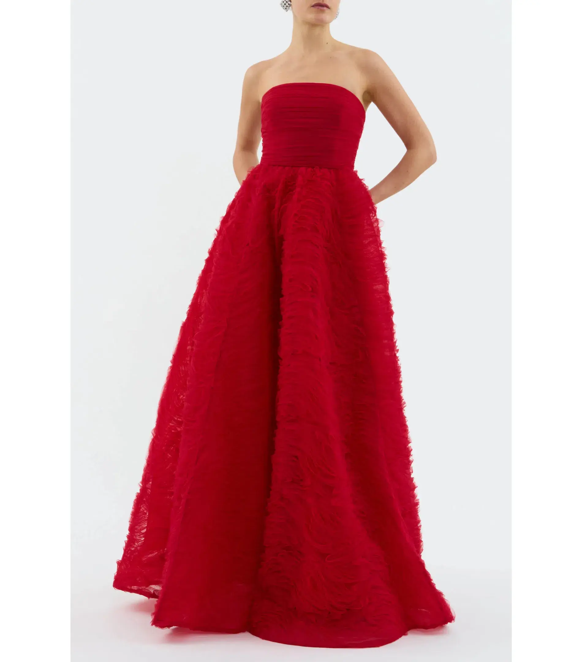 Rebecca Vallance Fernanda Gown Red Size AU 6 - Image 1