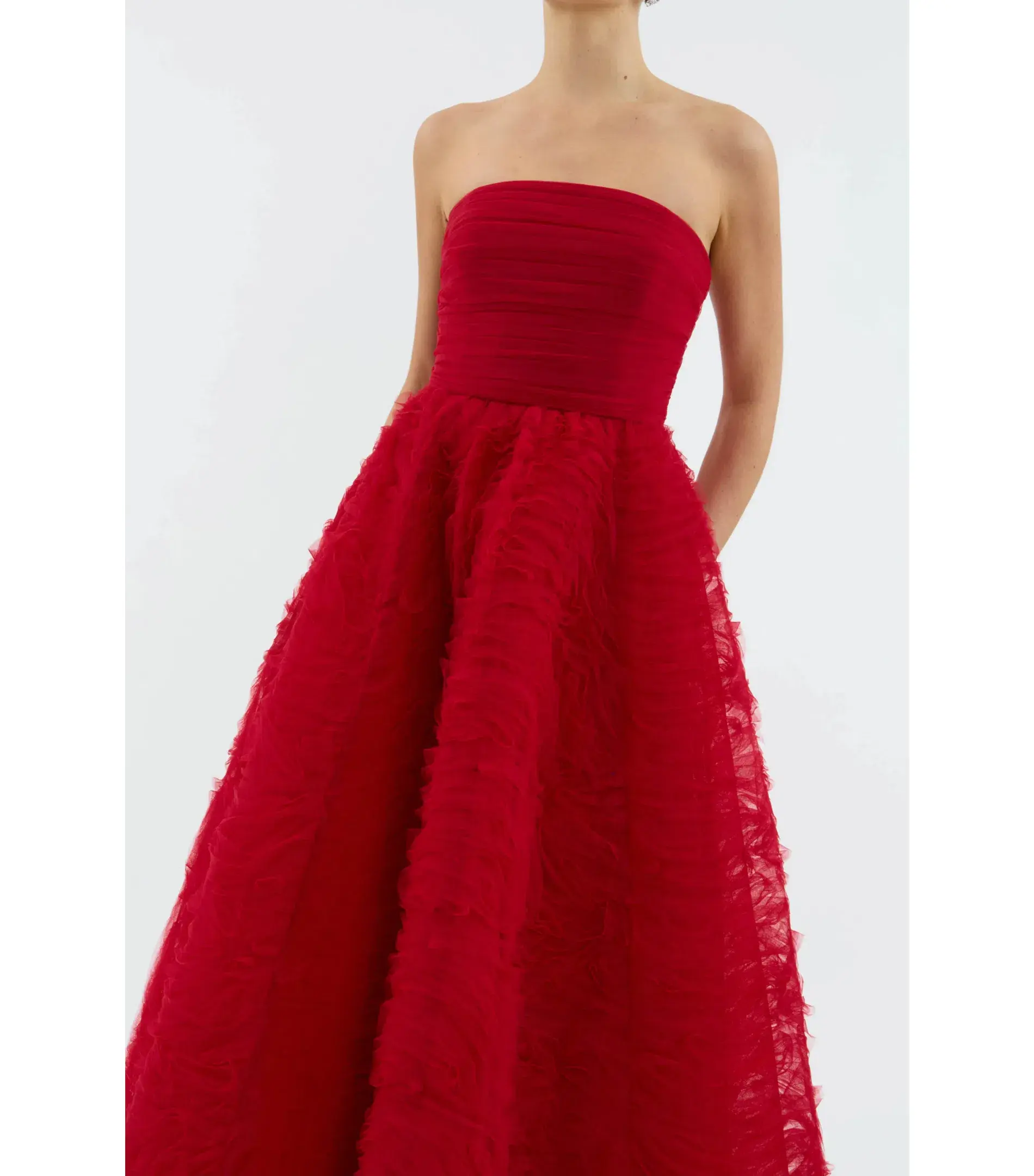 Rebecca Vallance Fernanda Gown Red Size AU 6 - Image 3