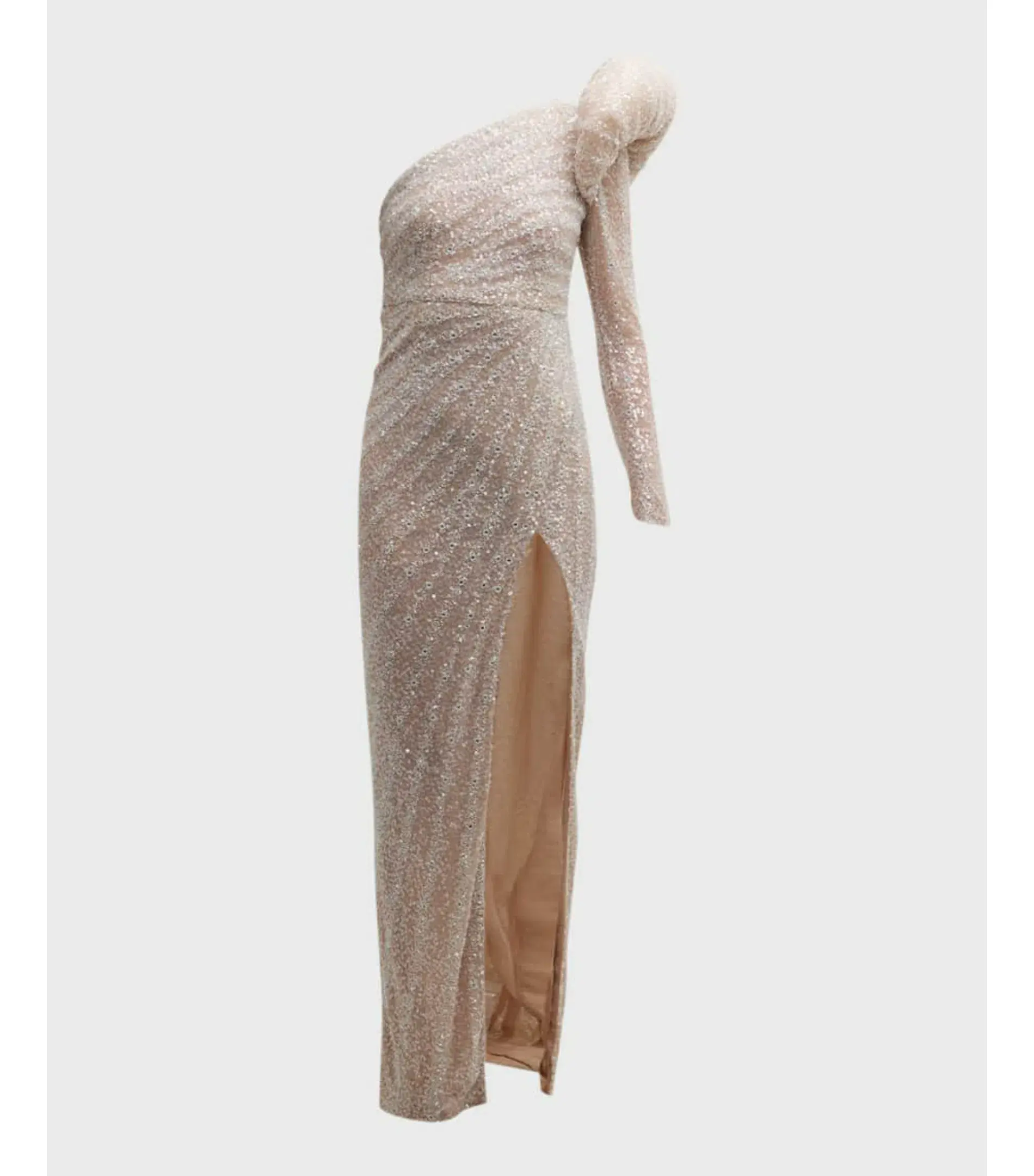 Rachel Gilbert Phoebe Gown Nude Sequin Size 4 / AU 14 - Image 4