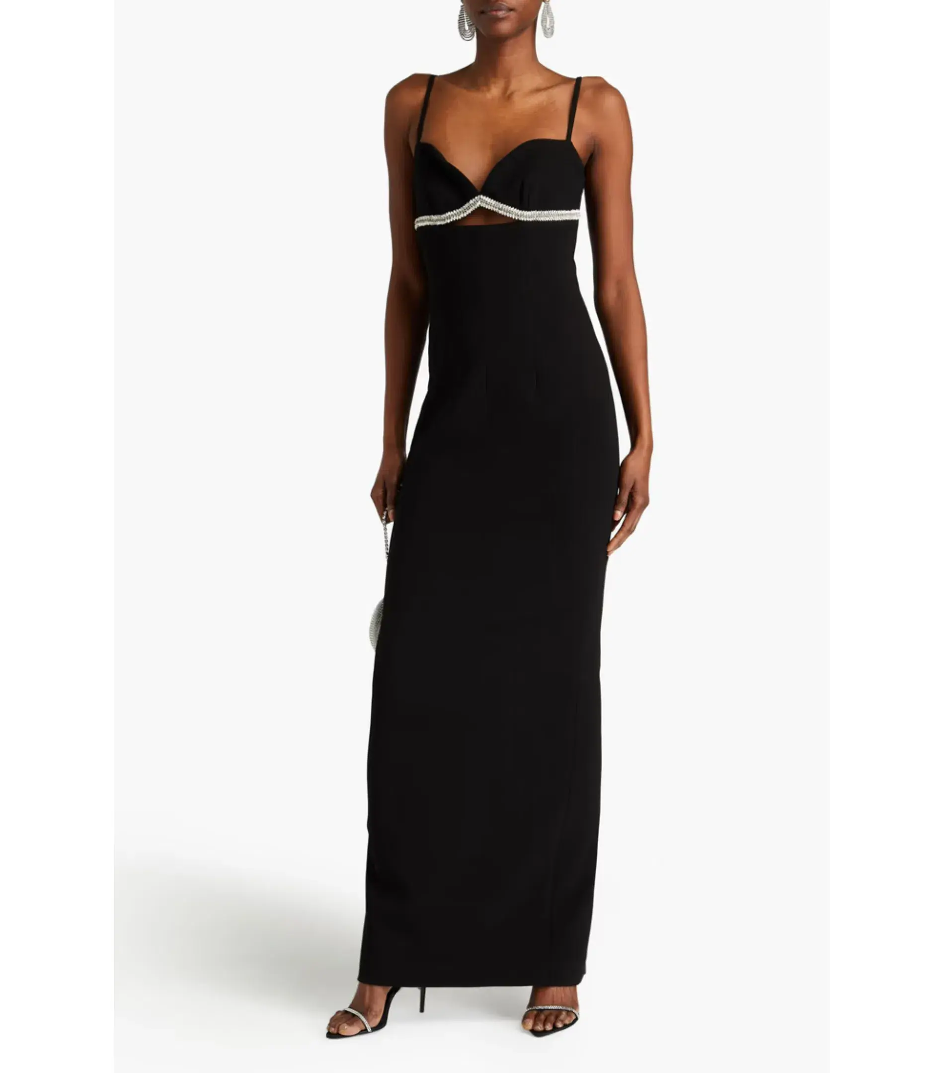 Rachel Gilbert Kyra Gown Black Size 3 / AU 12 - Image 1