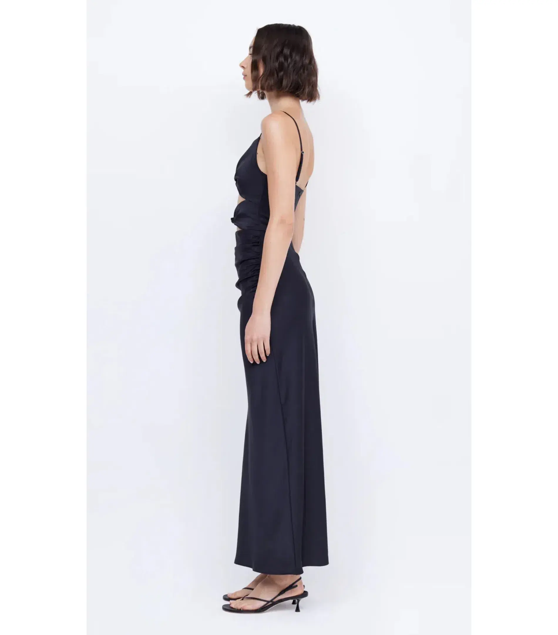 Bec & Bridge Mari Lou Knot Dress Black Size AU 8  - Image 3