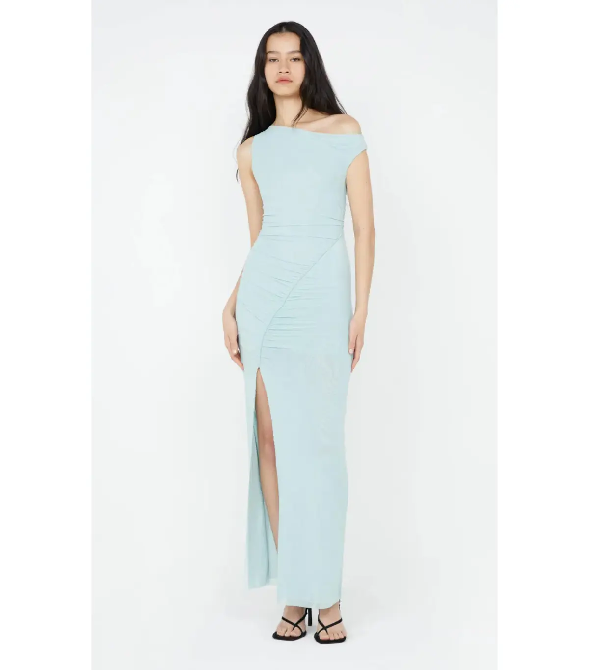 Bec & Bridge Sania Asym Dress in Duck Egg Size AU 6 - Image 1